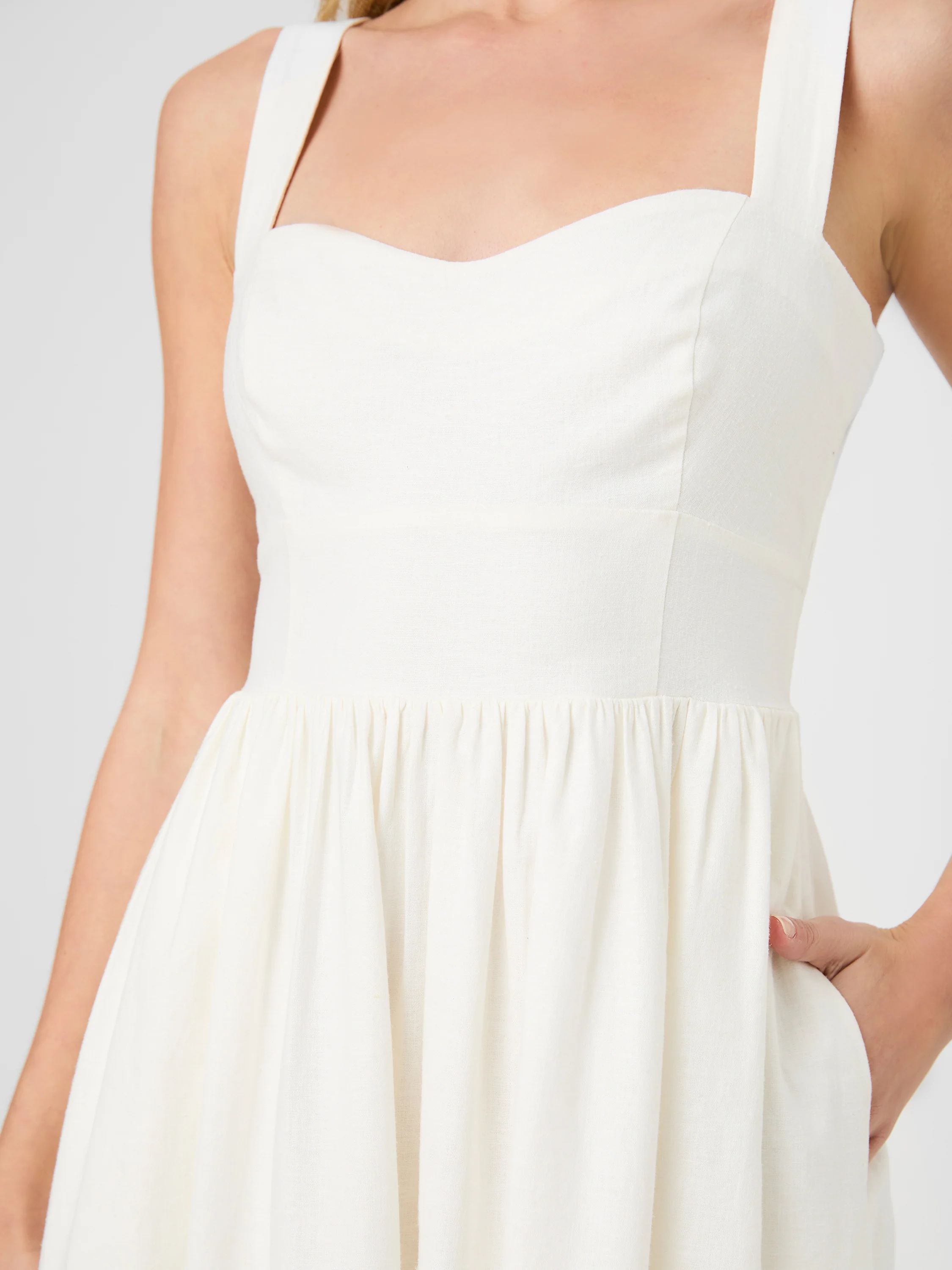 ASPEN LINEN MIDI DRESS - Image 2