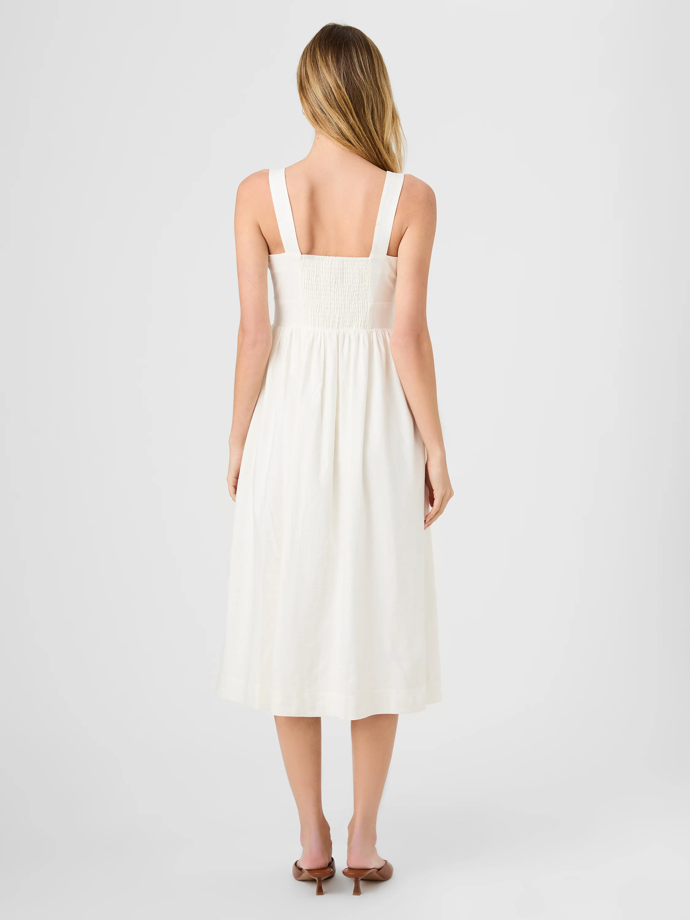 ASPEN LINEN MIDI DRESS - Image 4