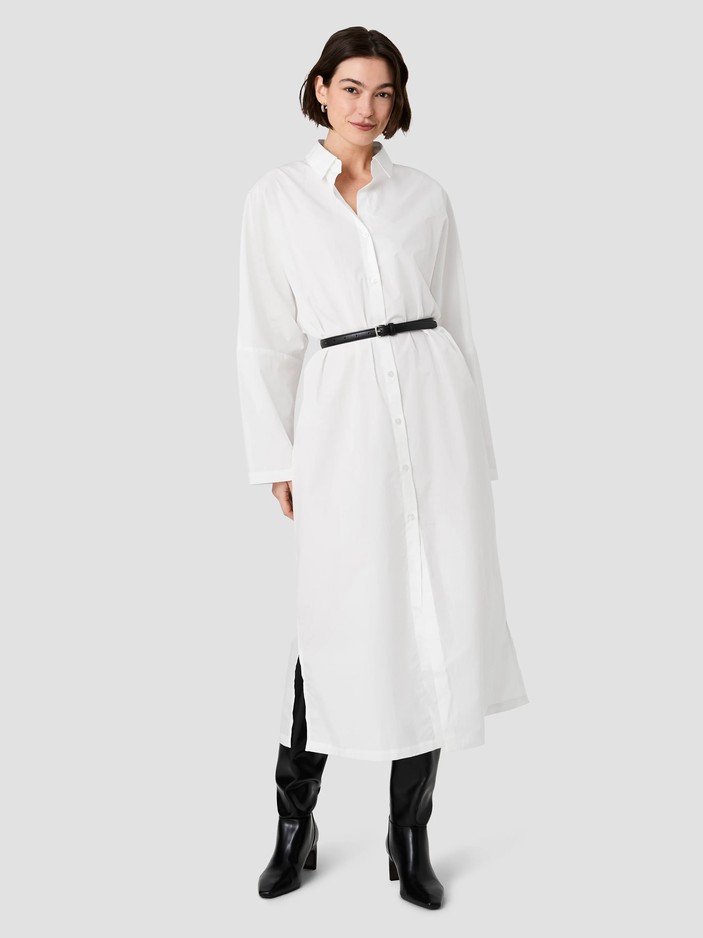 CAMBRIA COTTON MAXI SHIRT DRESS - Image 5