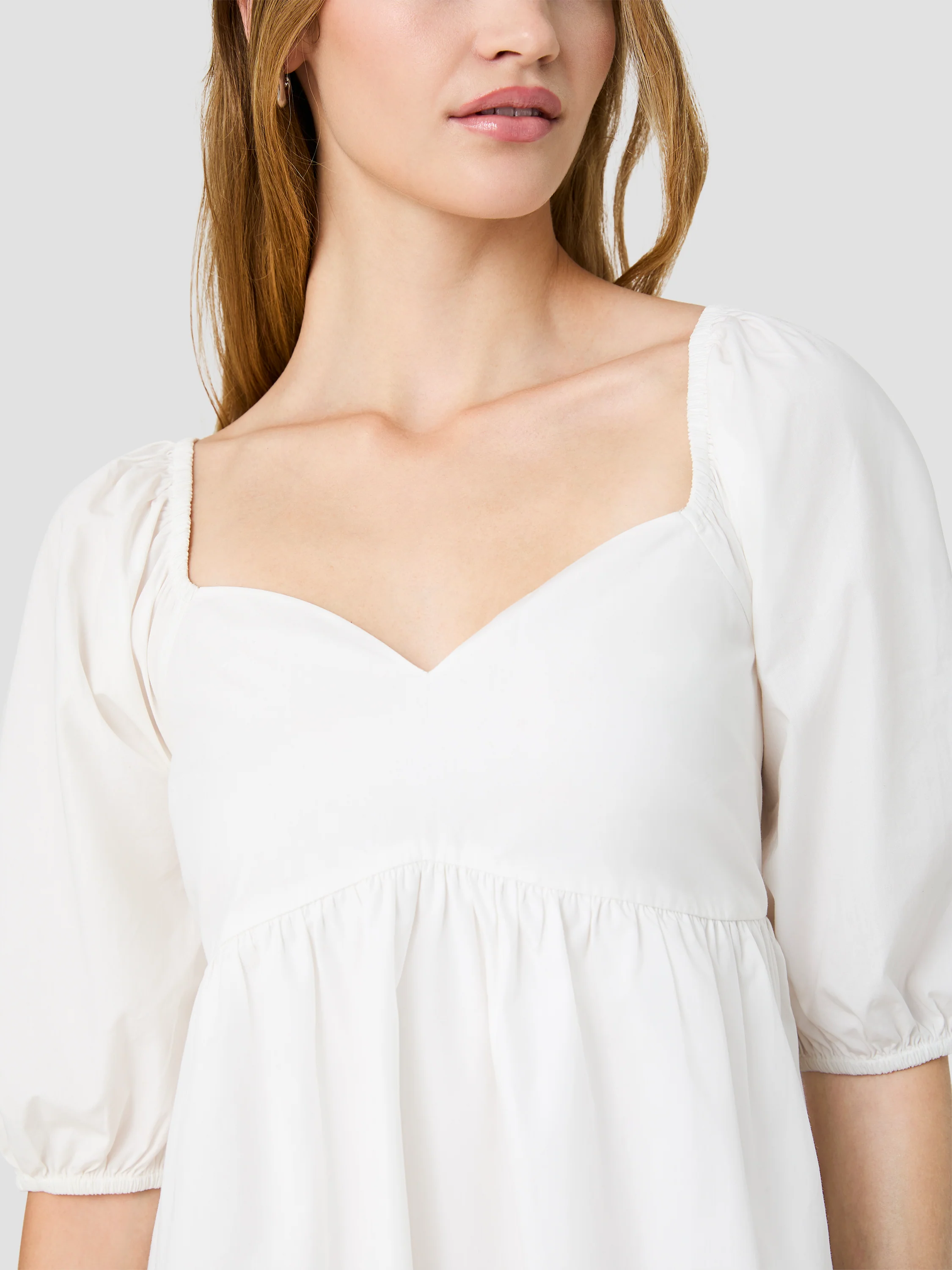 CAMBRIA COTTON PUFF SLEEVE MINI DRESS - Image 6