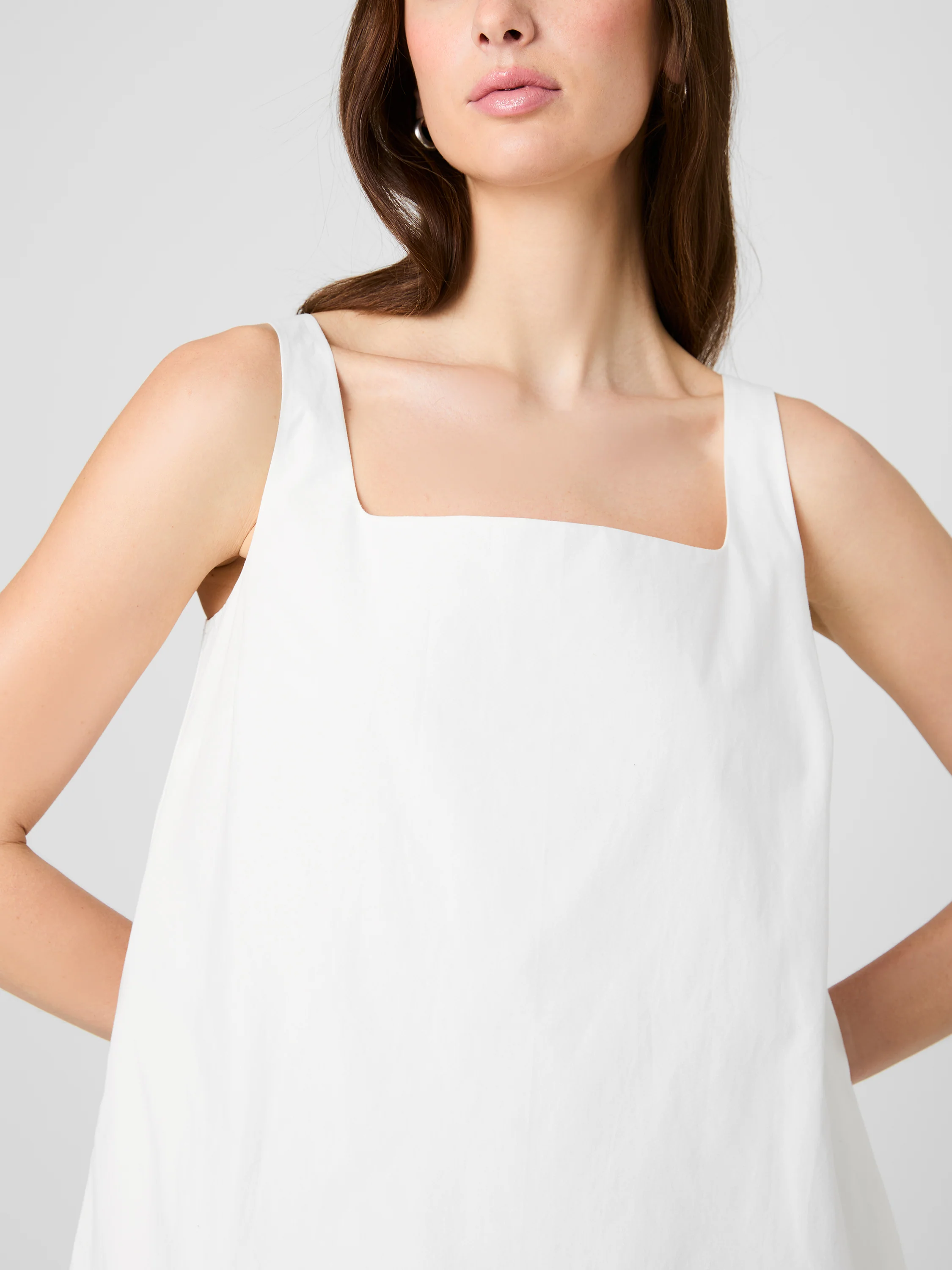 ALISSA COTTON SHIFT MINI DRESS - Image 3