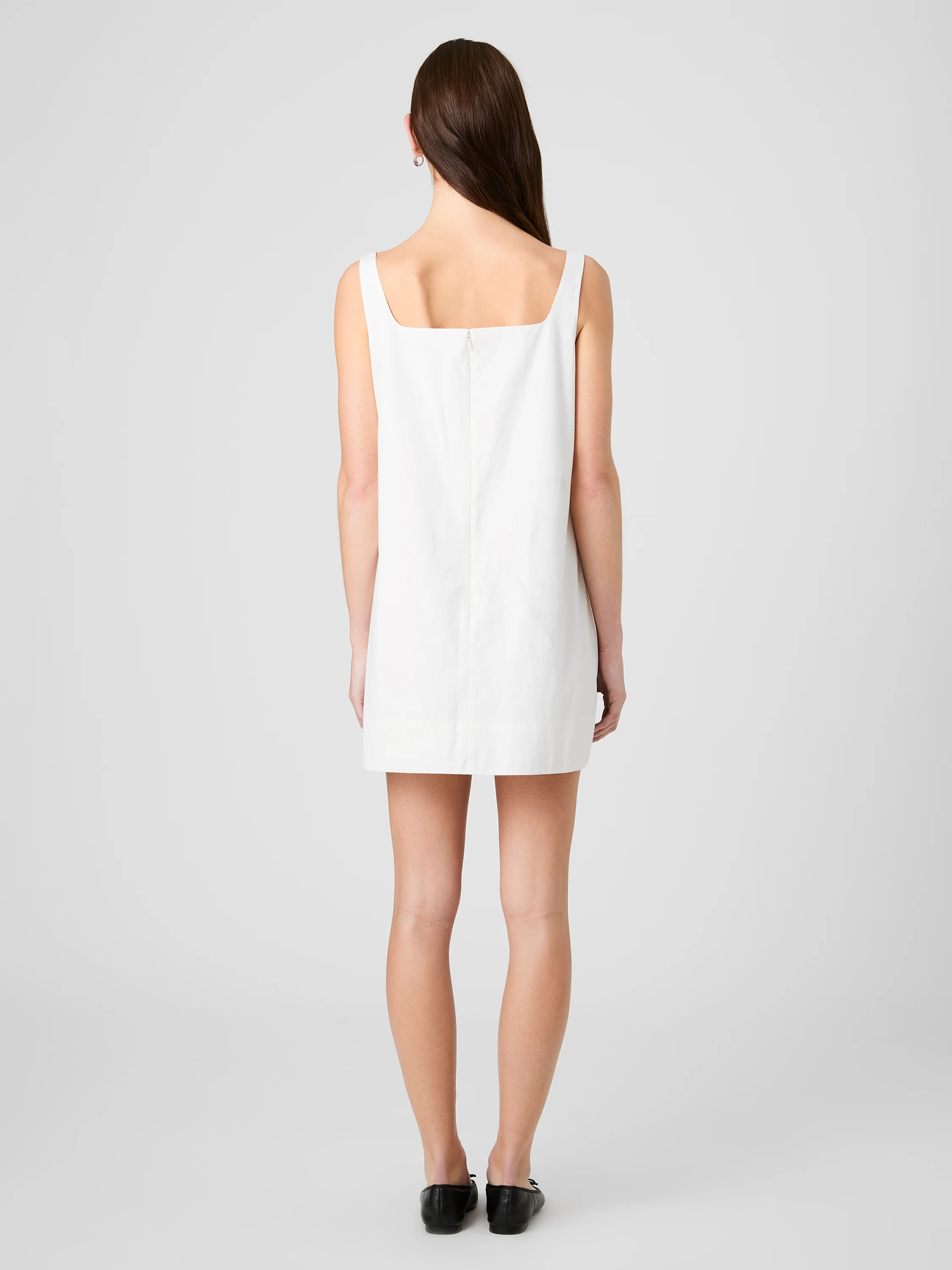 ALISSA COTTON SHIFT MINI DRESS - Image 4