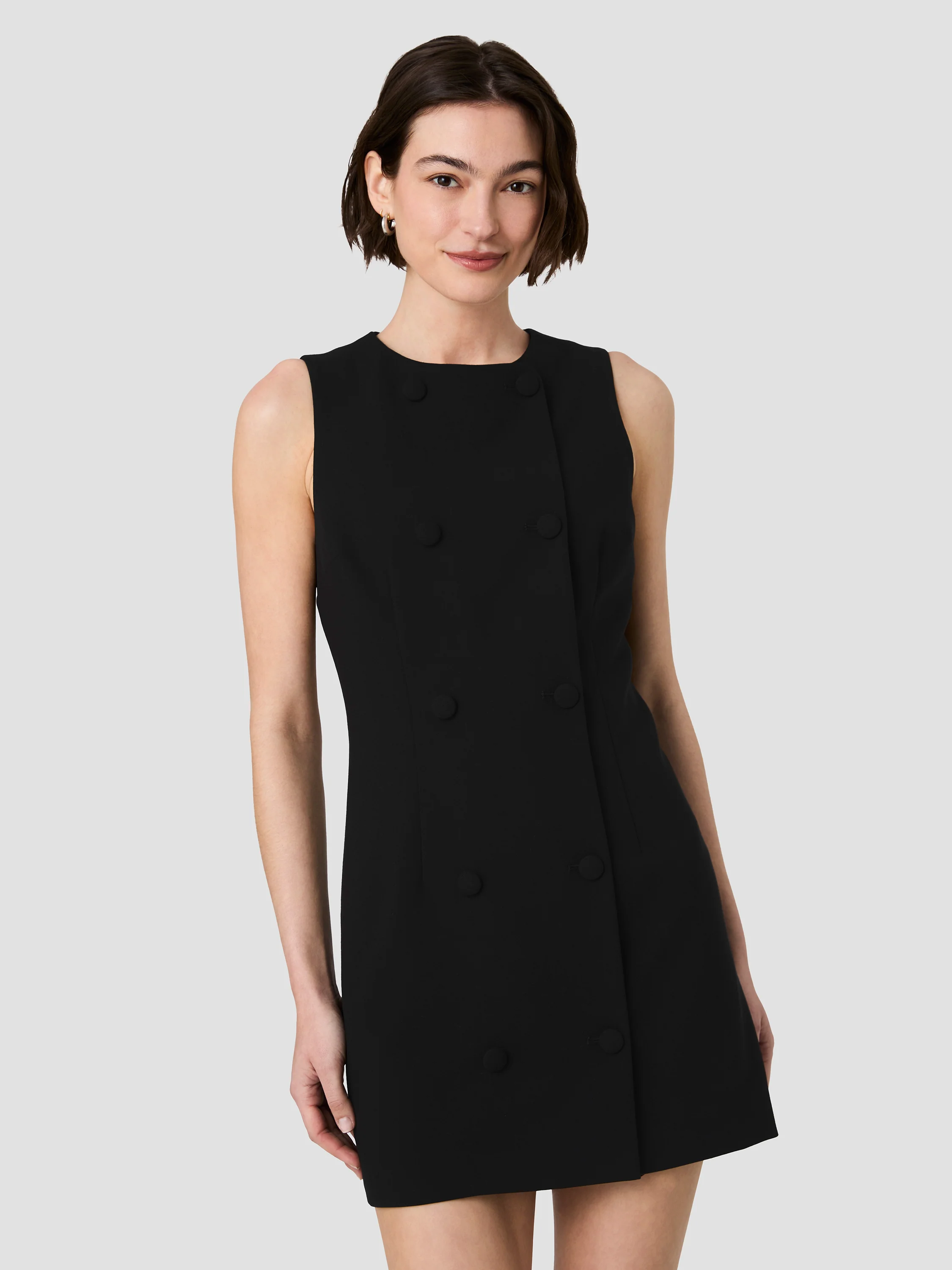 WHISPER DOUBLE BREASTED MINI DRESS - Image 2