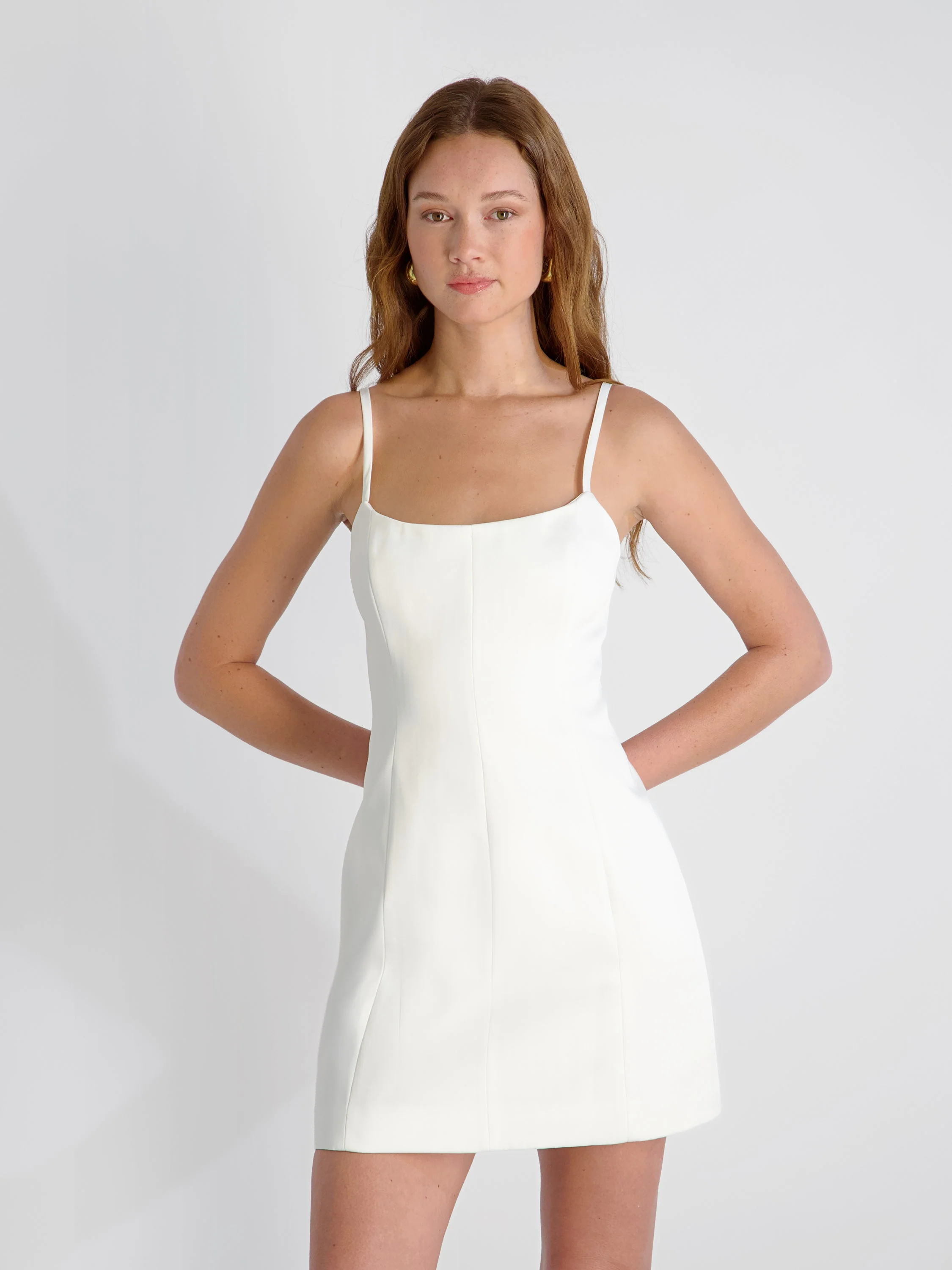YORK SATIN MINI DRESS - Image 3