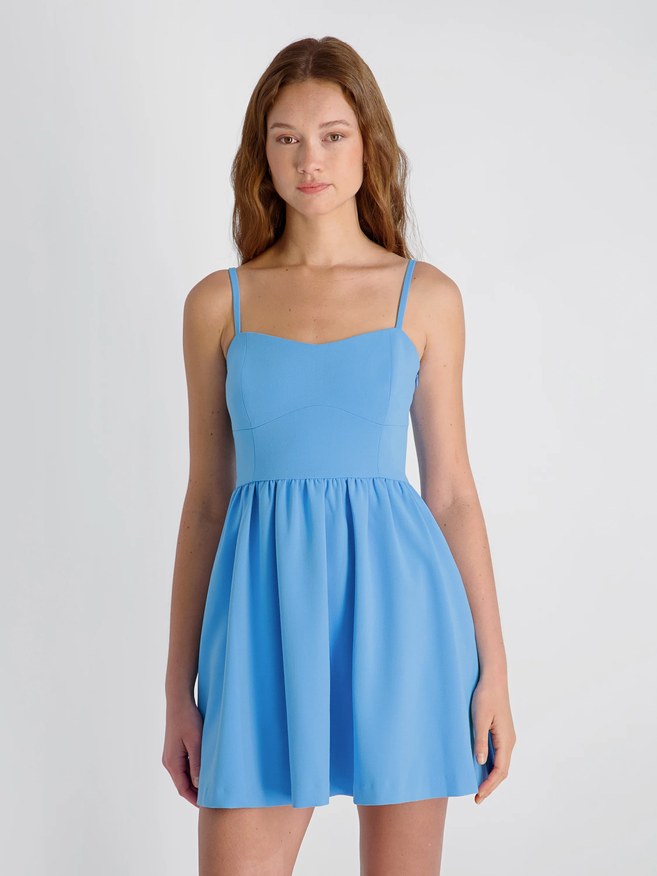 WHISPER MULTI SEAM STRAPPY MINI DRESS - Image 2