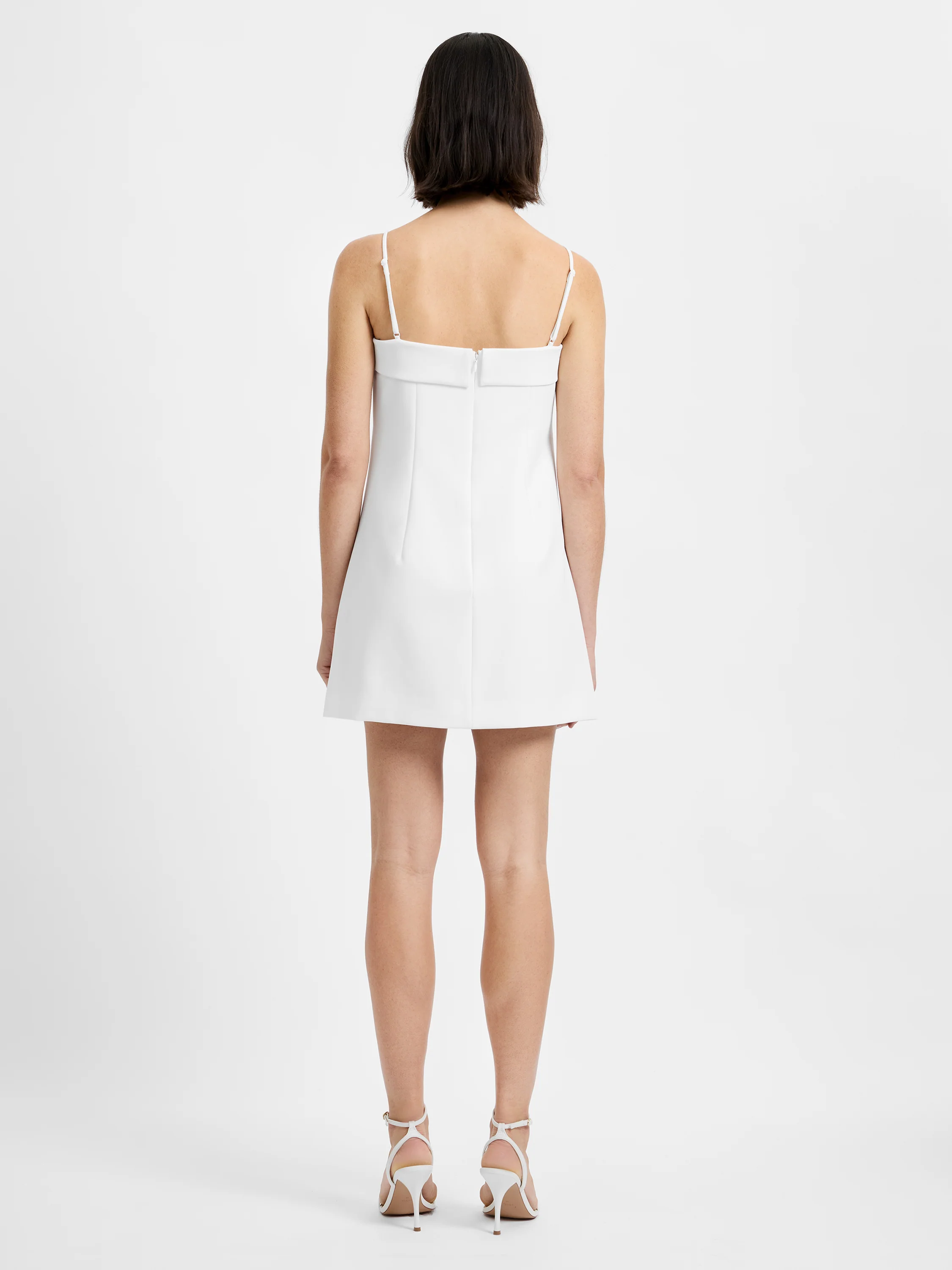 AZRA TWILL FOLDOVER STRAPPY DRESS - Image 3