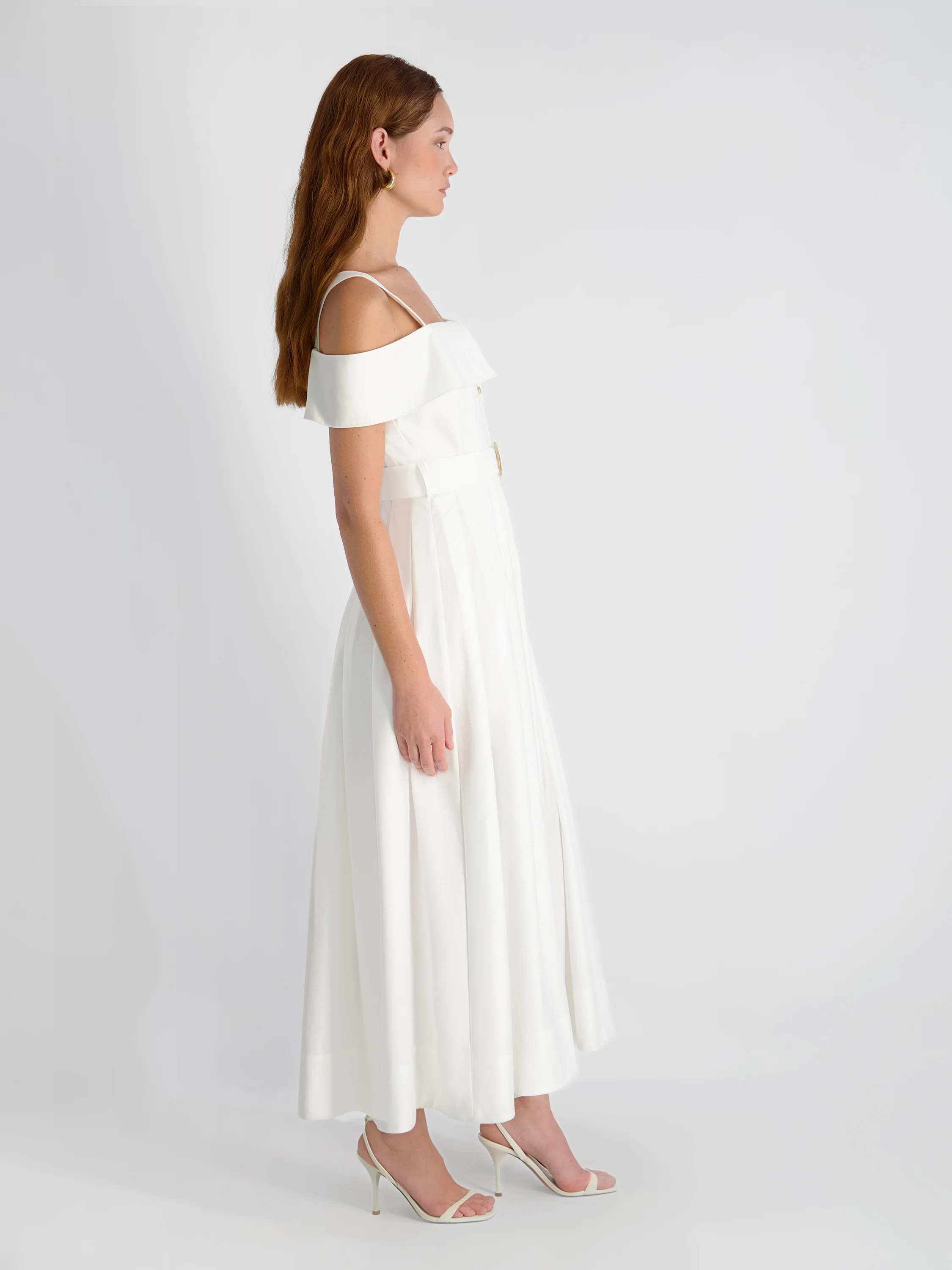 FLUID RAYON MIDI DRESS - Image 4