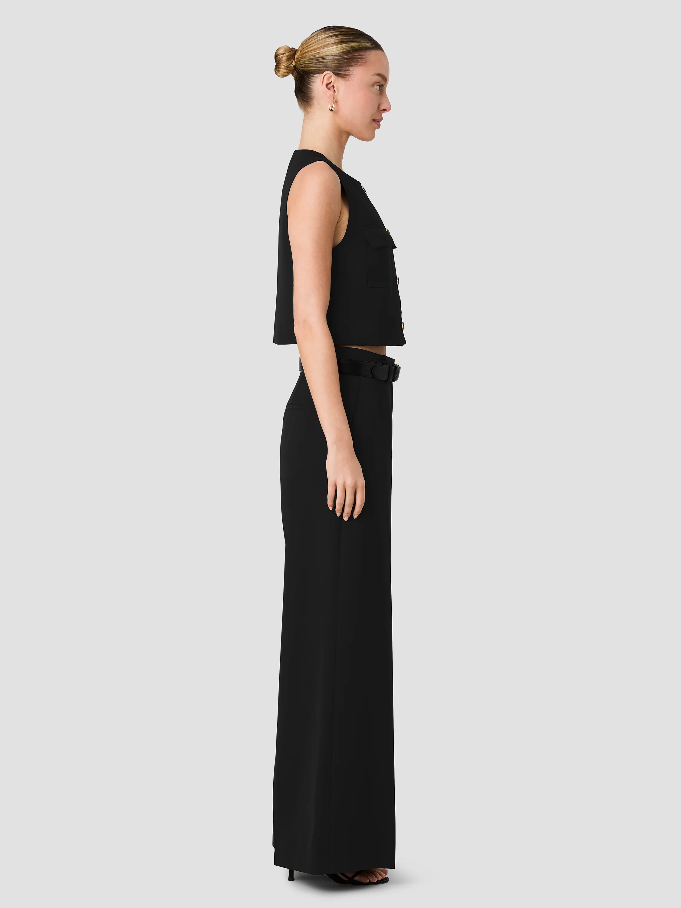 HARRY SUITING SLEEVELESS BOXY TOP - Image 5