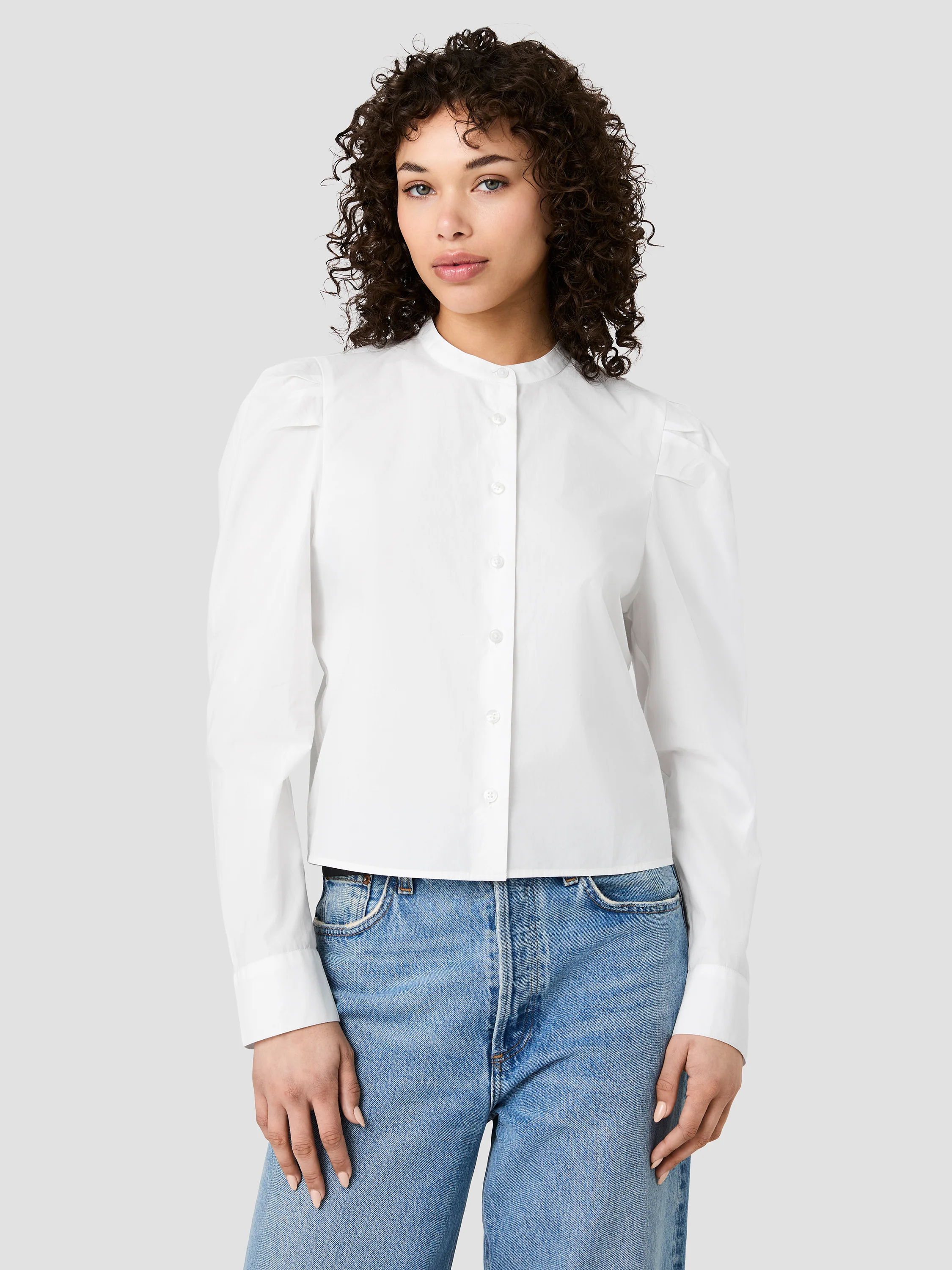 CAMBRIA COTTON PUFF SLEEVE SHIRT - Image 2