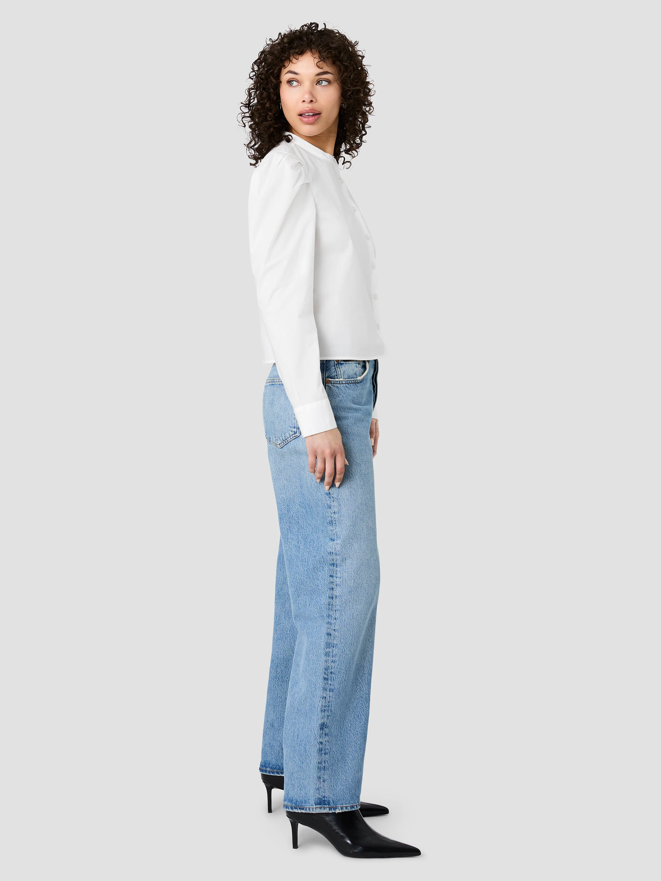 CAMBRIA COTTON PUFF SLEEVE SHIRT - Image 5
