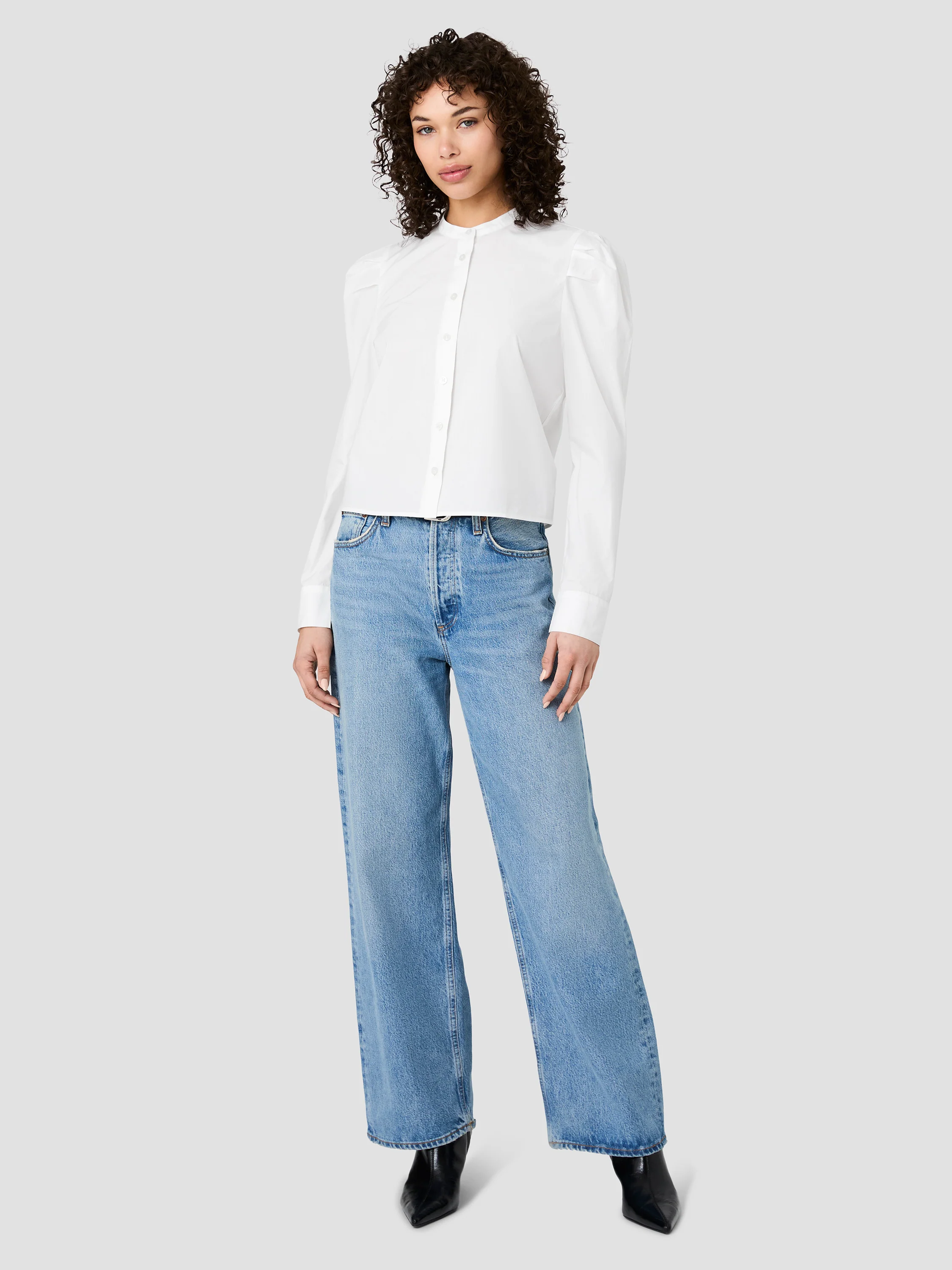 CAMBRIA COTTON PUFF SLEEVE SHIRT - Image 6