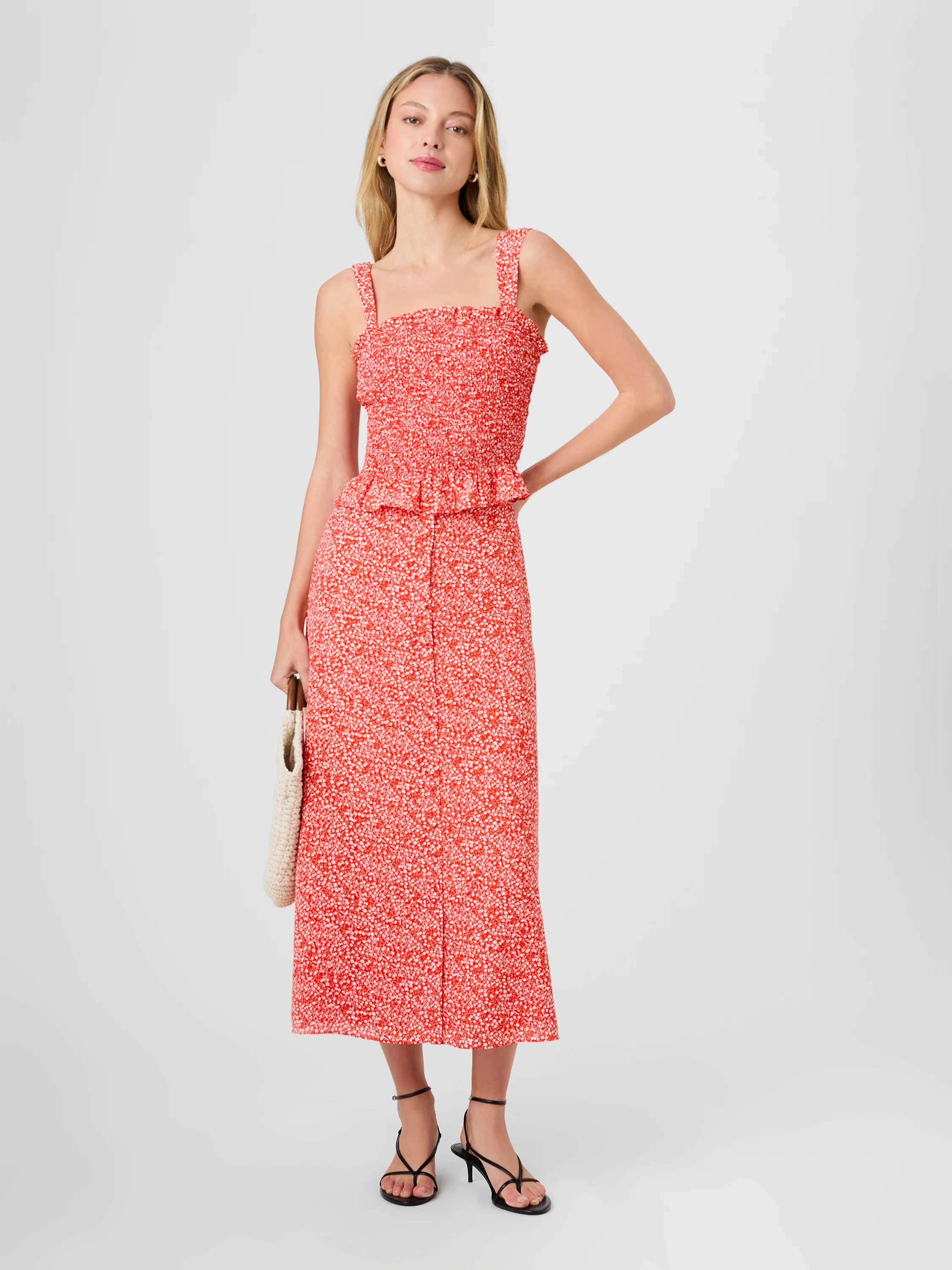 MADISON CREPE AGNES FLEUR SMOCKED TOP - Image 2