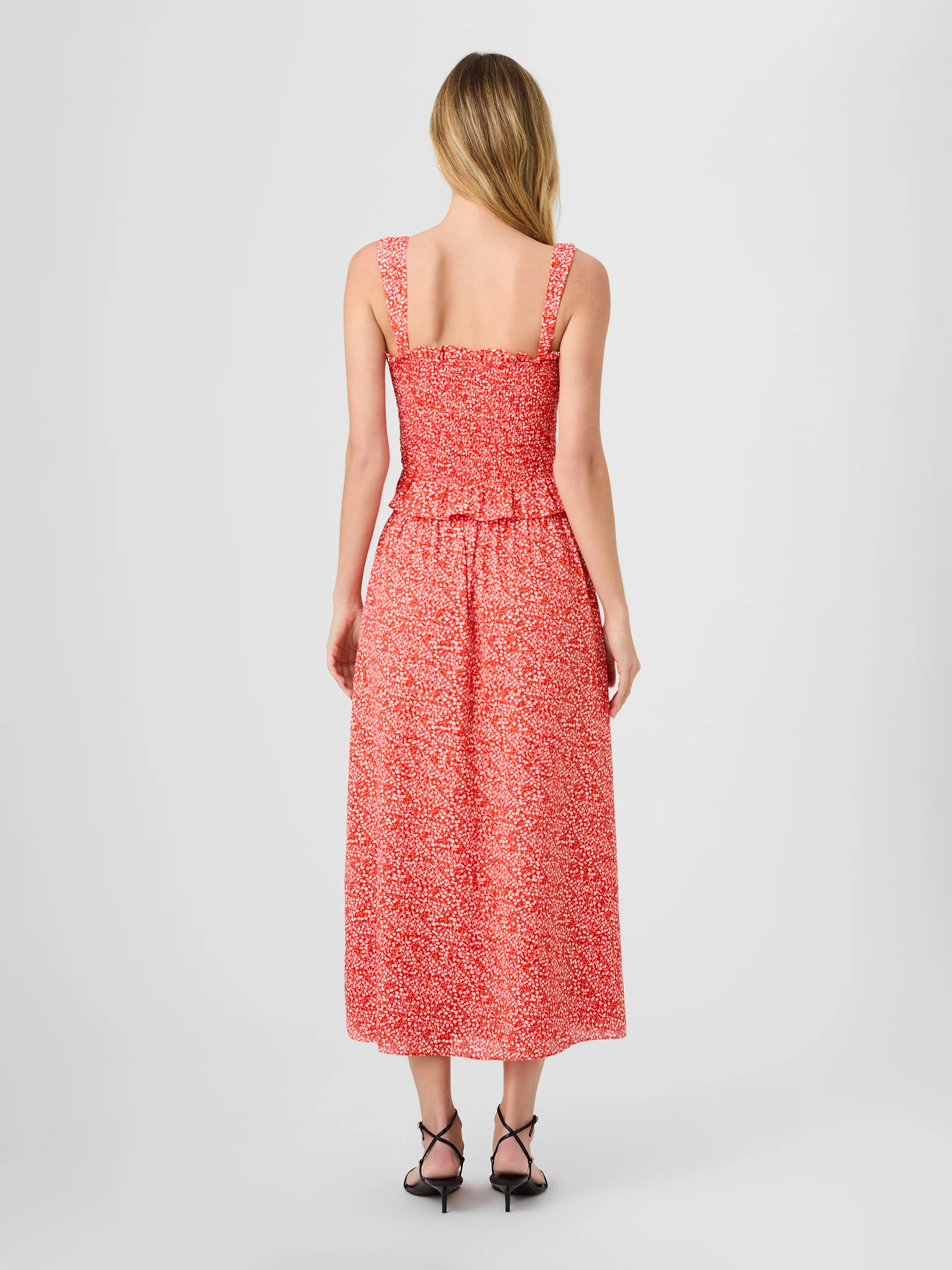 MADISON CREPE AGNES FLEUR SMOCKED TOP - Image 5
