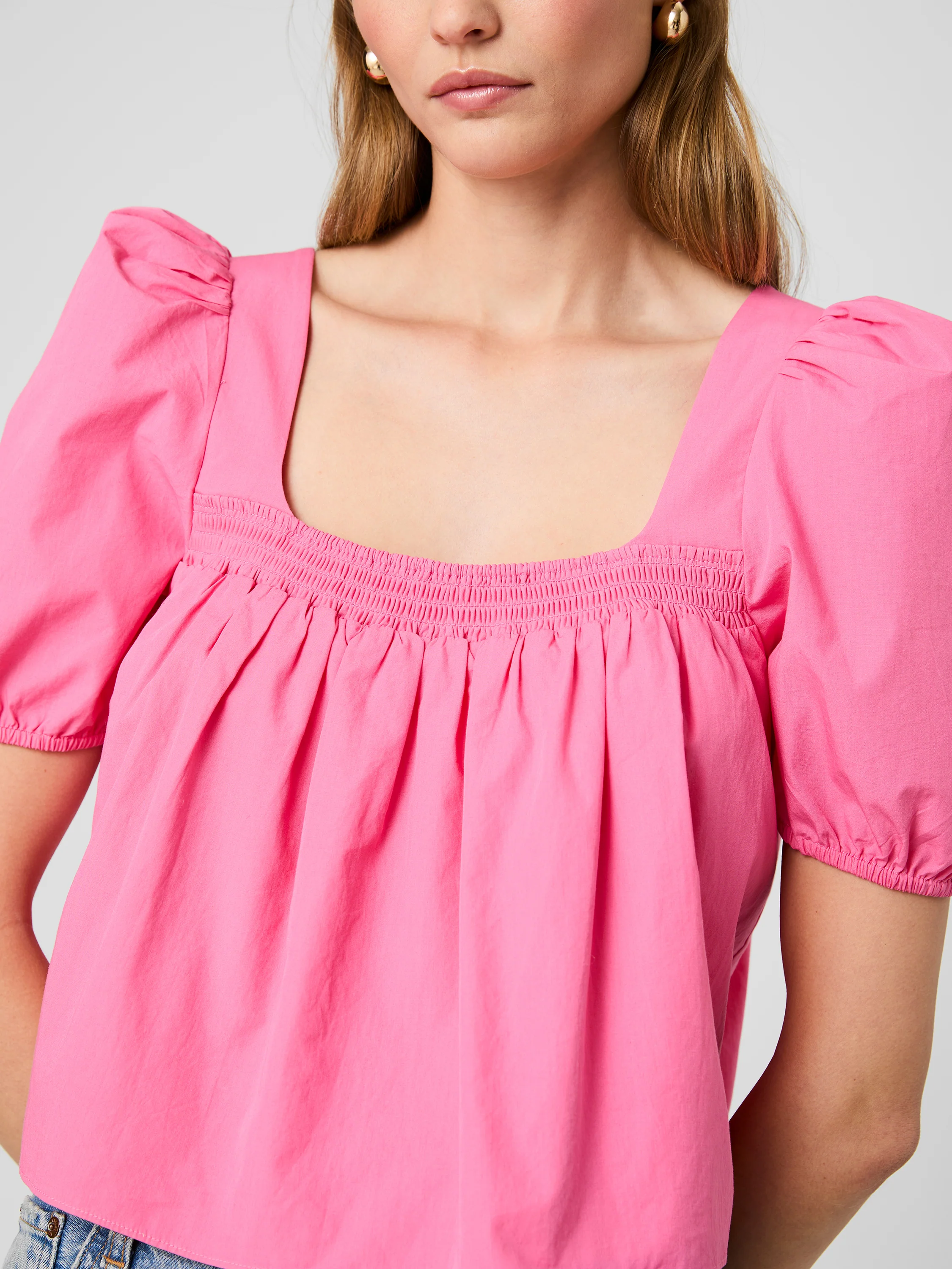 CAMBRIA COTTON PUFF SLEEVE TOP - Image 3