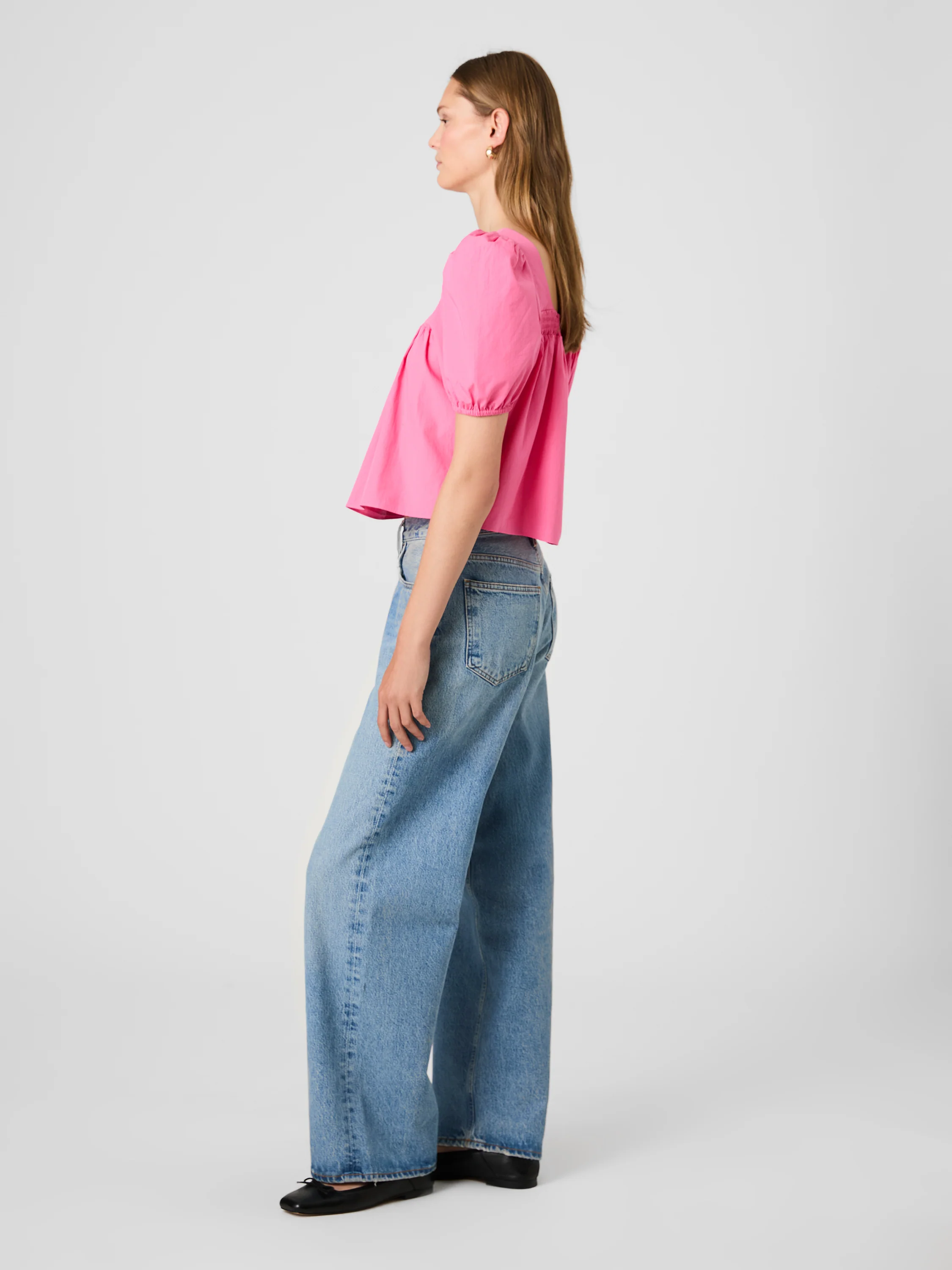 CAMBRIA COTTON PUFF SLEEVE TOP - Image 5