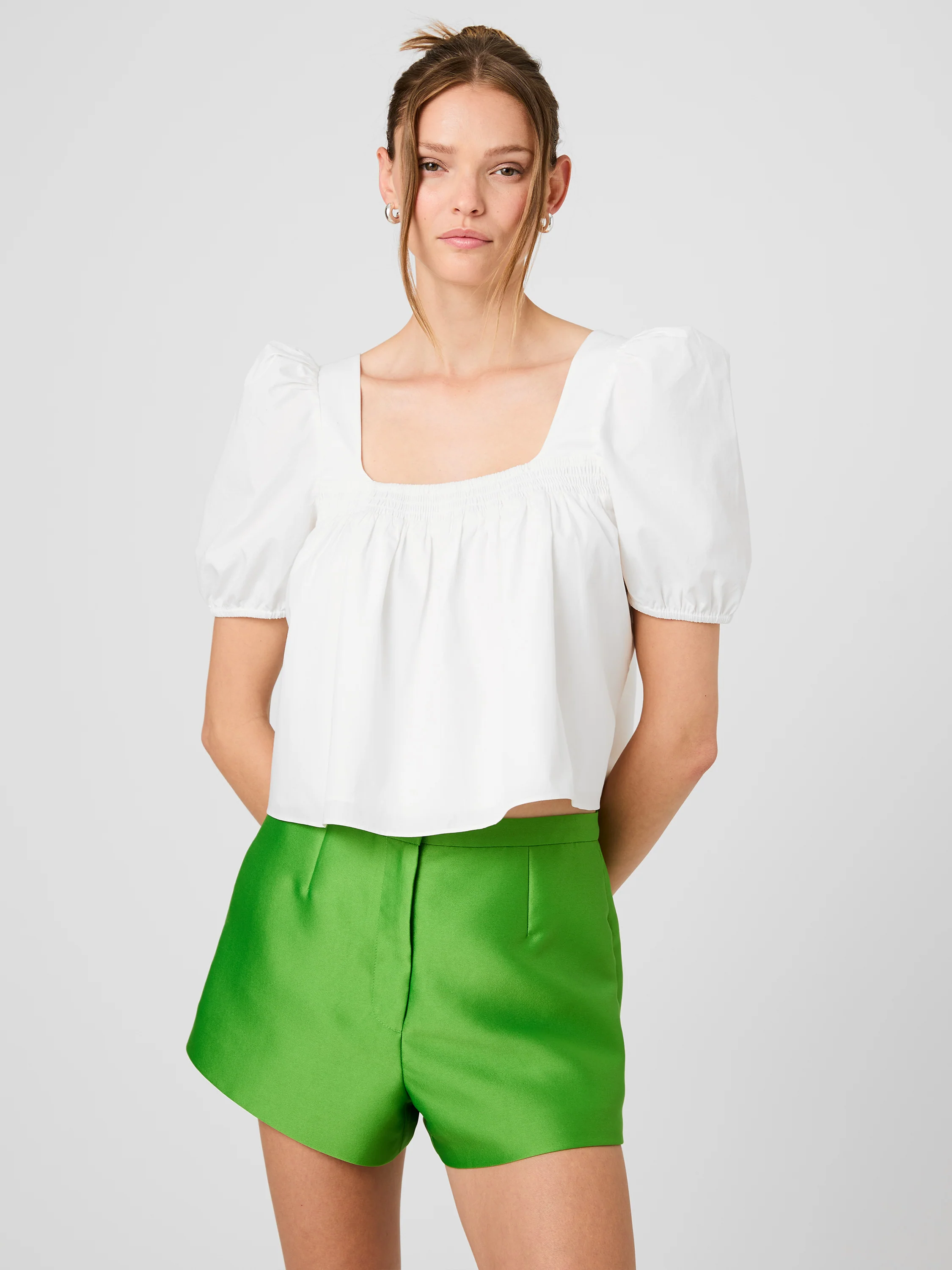 CAMBRIA COTTON PUFF SLEEVE TOP - Image 3