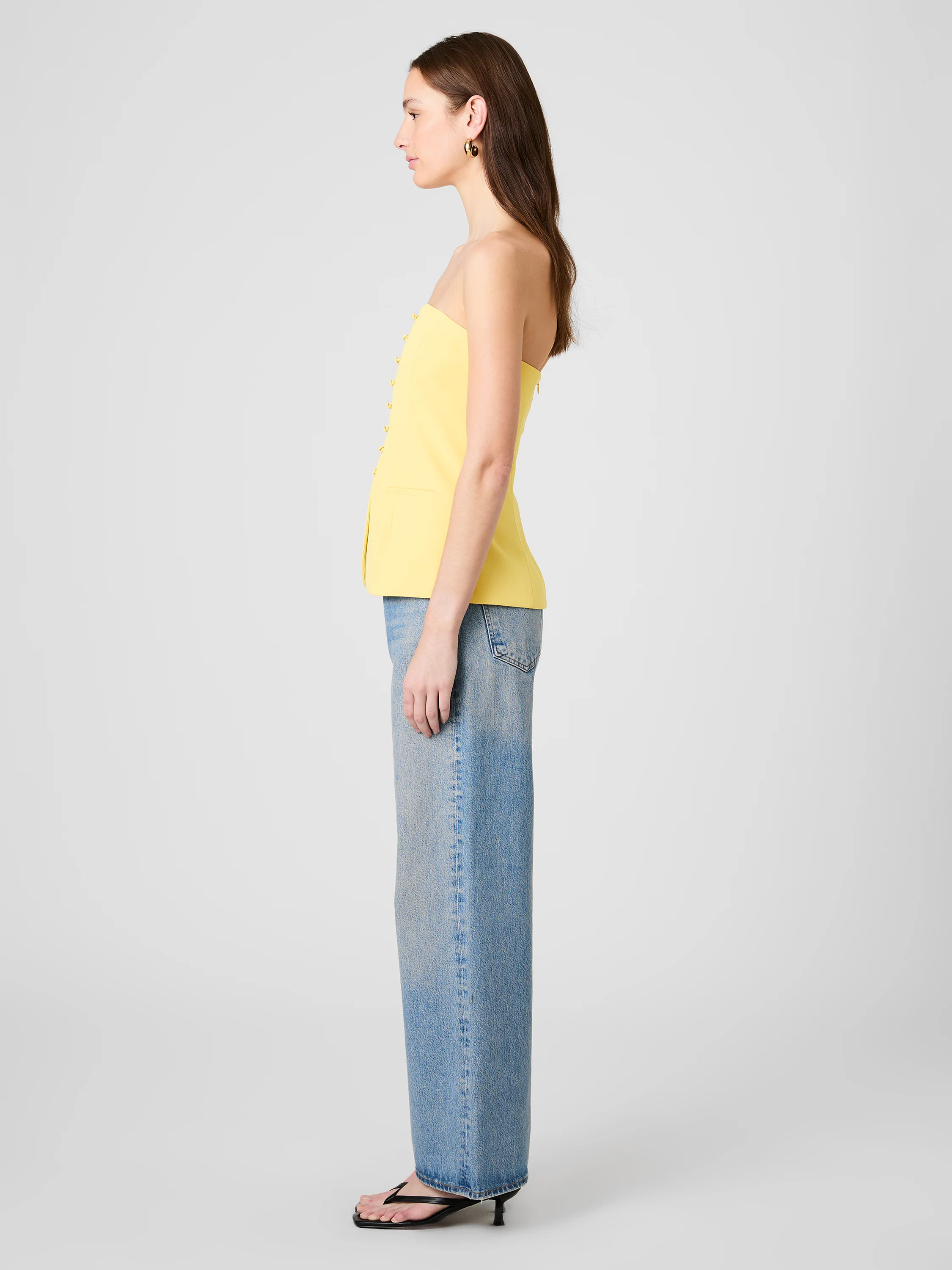HARRY SUITING STRAPLESS TOP - Image 5