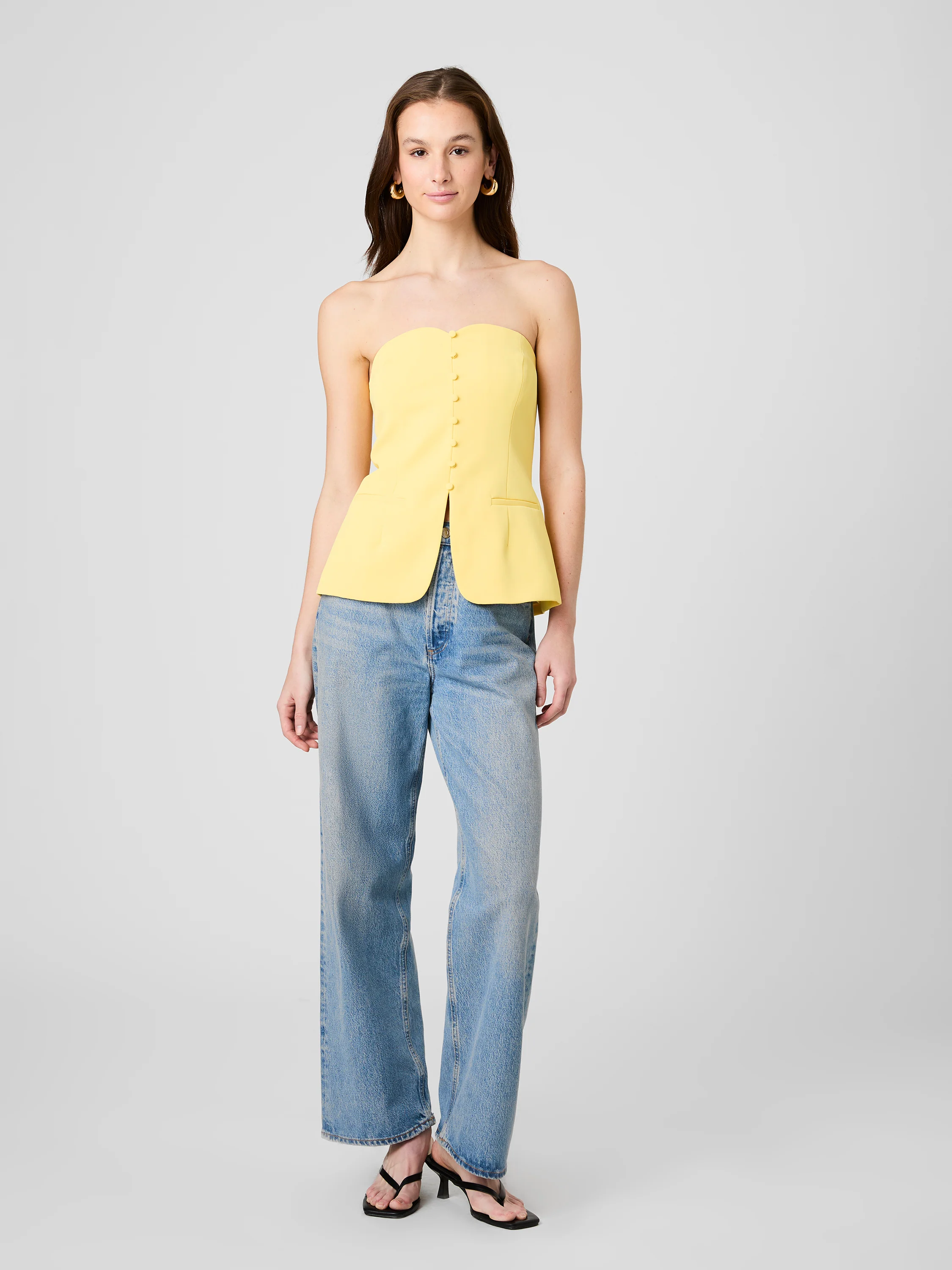 HARRY SUITING STRAPLESS TOP - Image 6