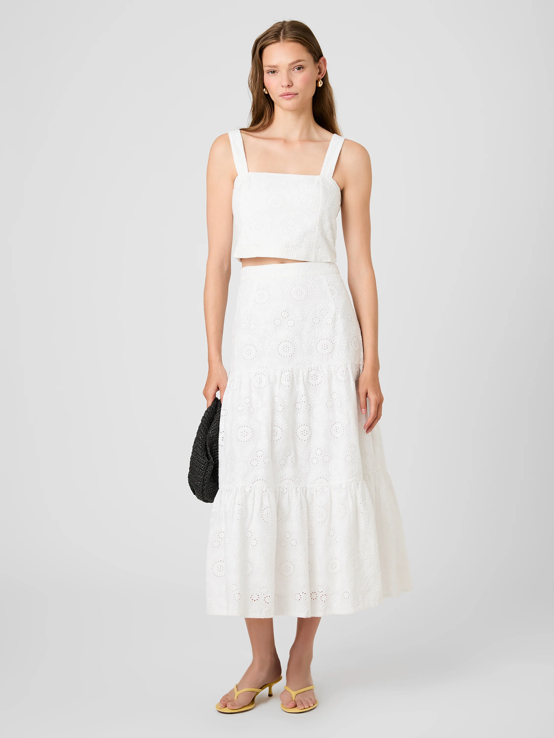SVEA FLORAL EYELET TOP - Image 2