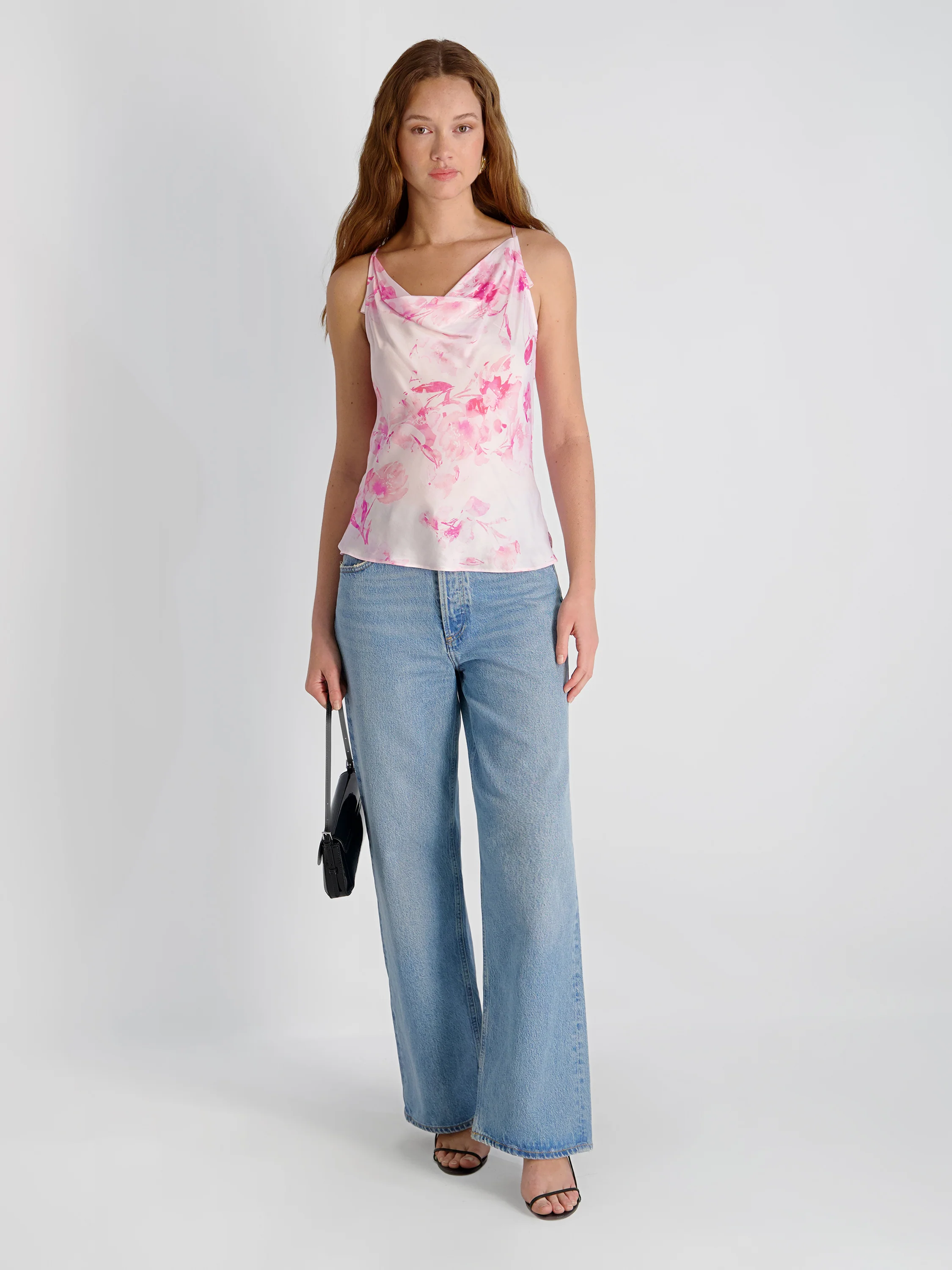 SOPHIE FLEUR OONA COWL NECK TOP