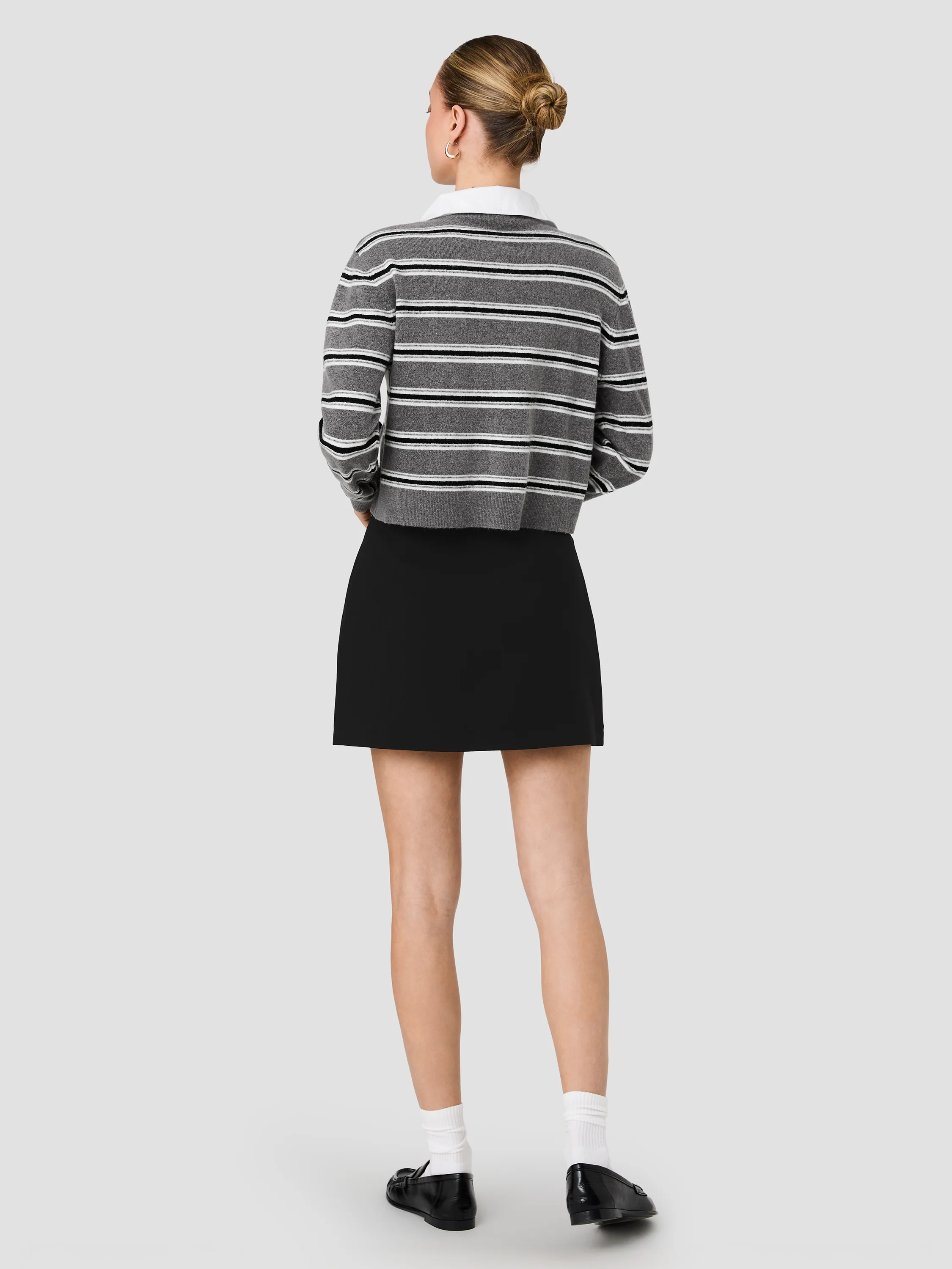 AZRA TWILL WELT POCKET MINI SKIRT - Image 5