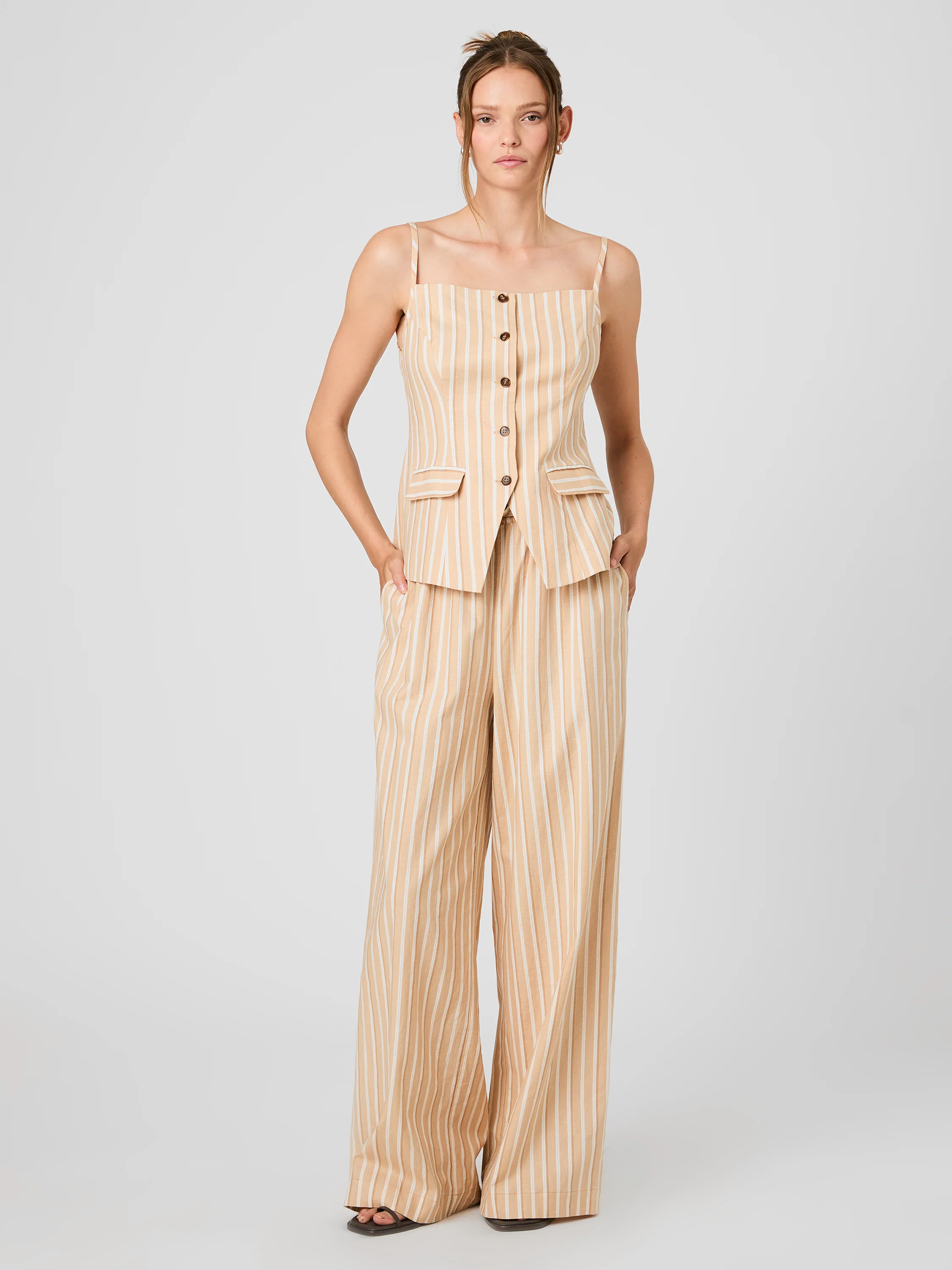 ASPEN LINEN DRAWSTRING PANTS - Image 3