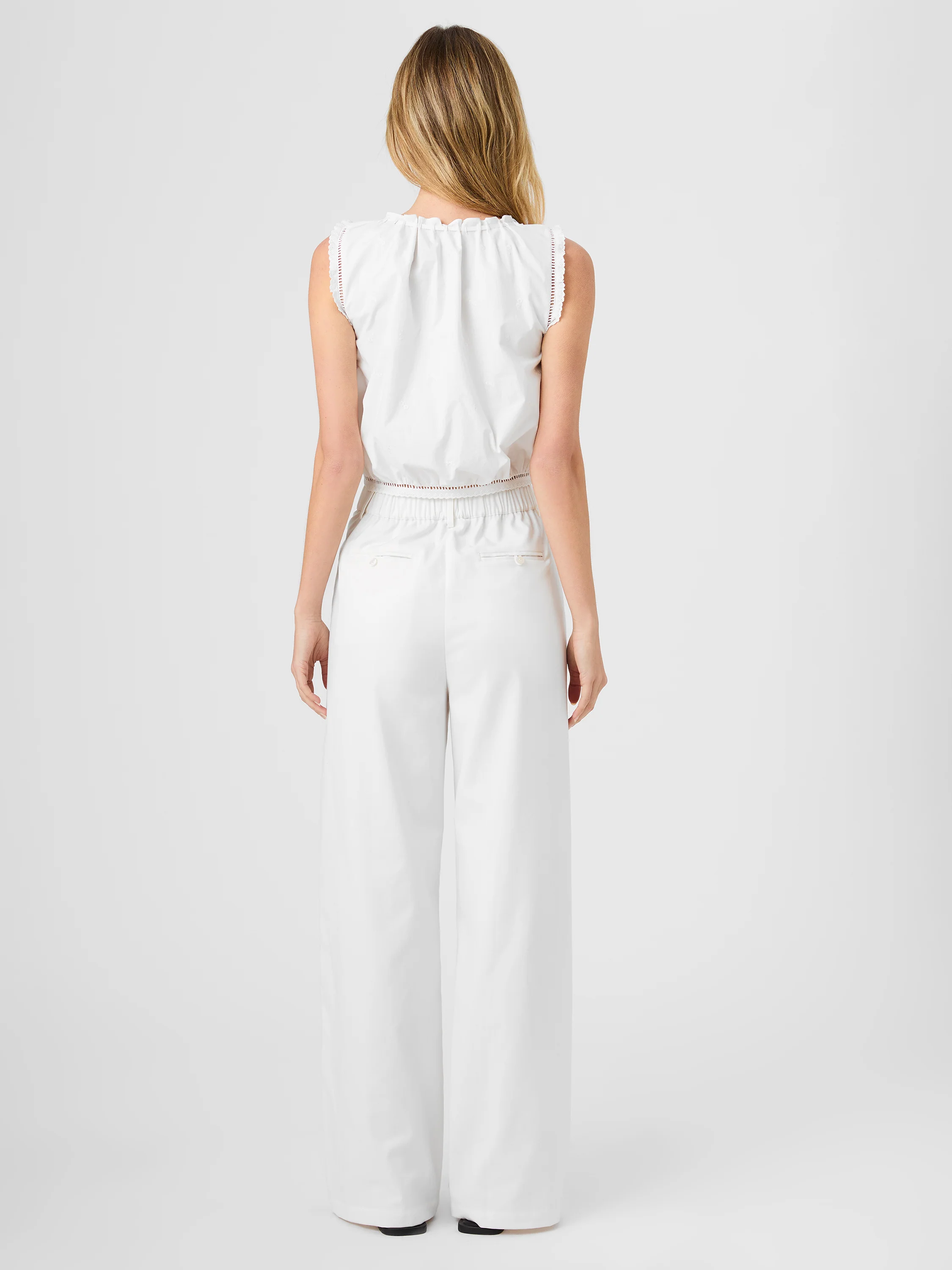 LIGHTWEIGHT TWILL RELAXED TROUSERS - Image 5
