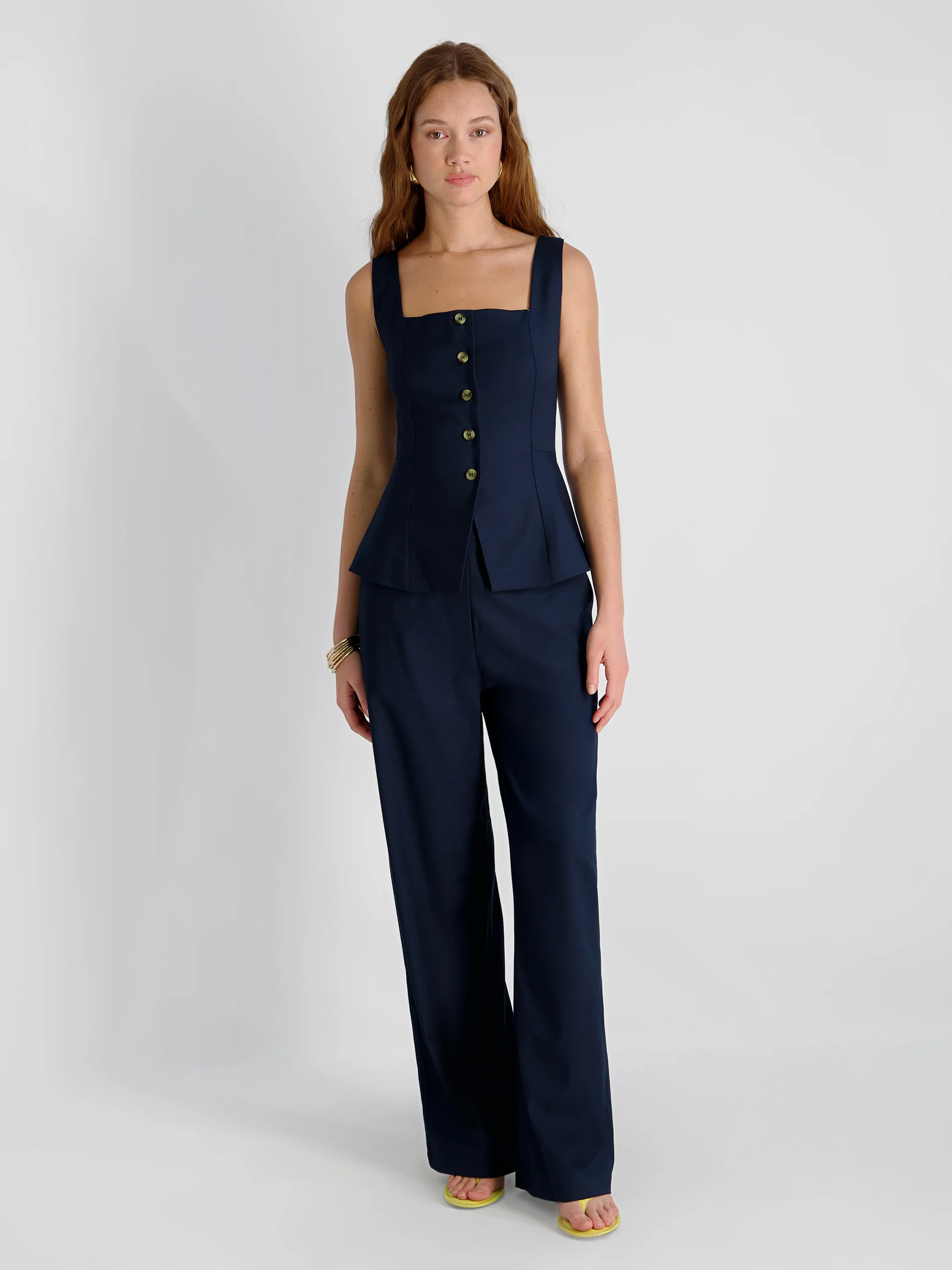 LIGHTWEIGHT TWILL RELAXED TROUSERS - Image 6