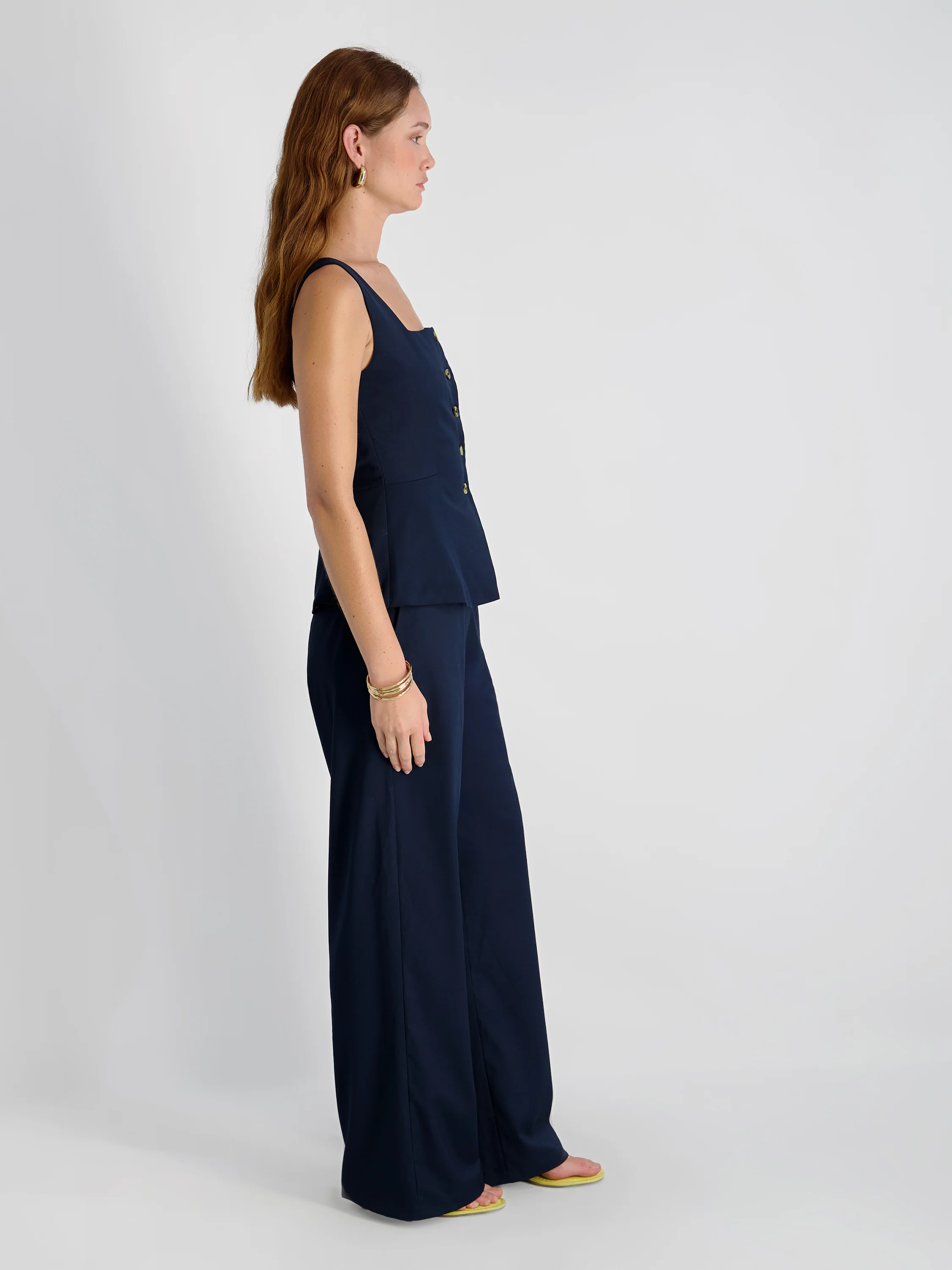 LIGHTWEIGHT TWILL RELAXED TROUSERS - Image 7