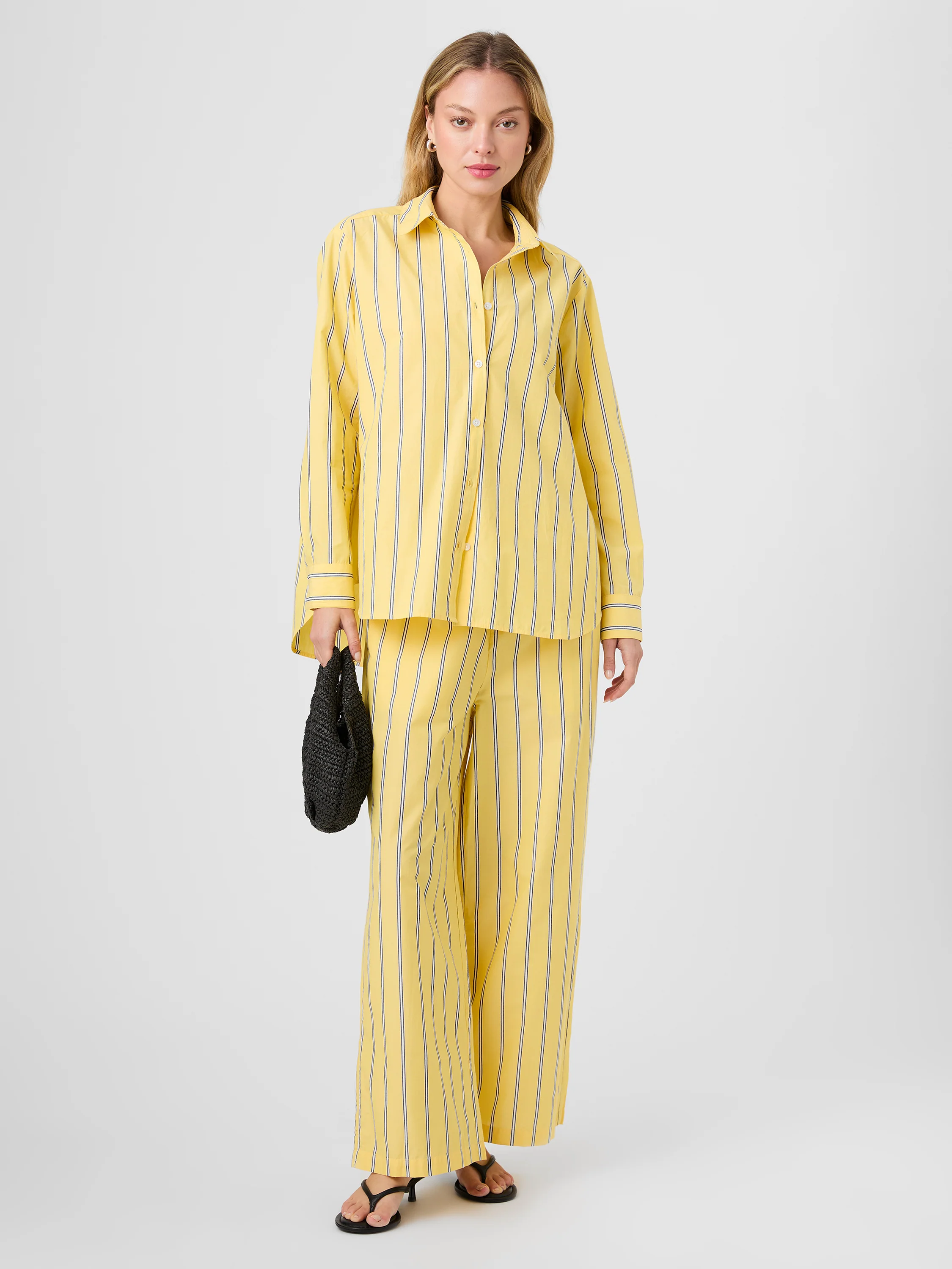 RHODES POPLIN NICO STRIPE DRAWSTRING PANT - Image 2