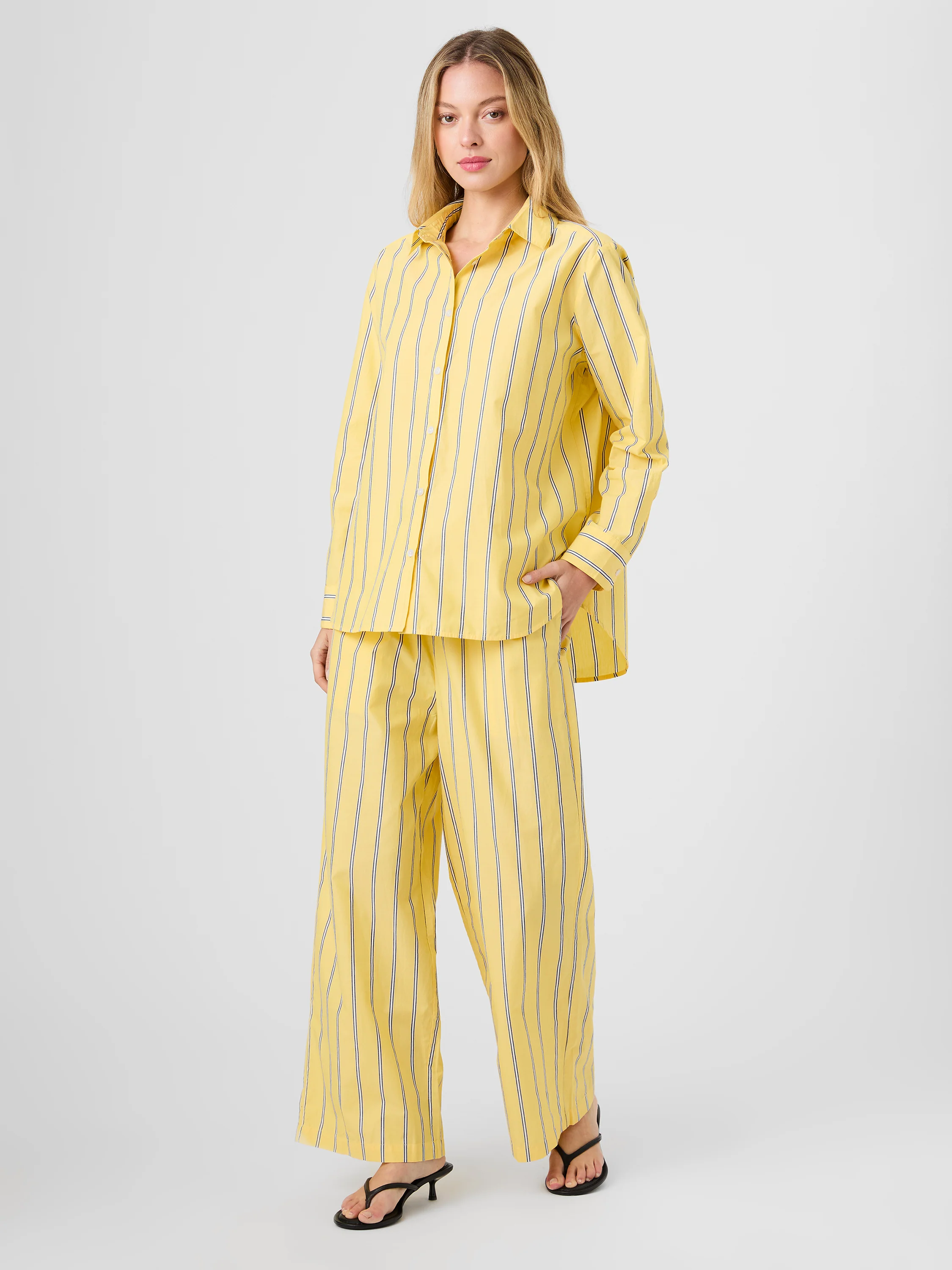 RHODES POPLIN NICO STRIPE DRAWSTRING PANT - Image 9