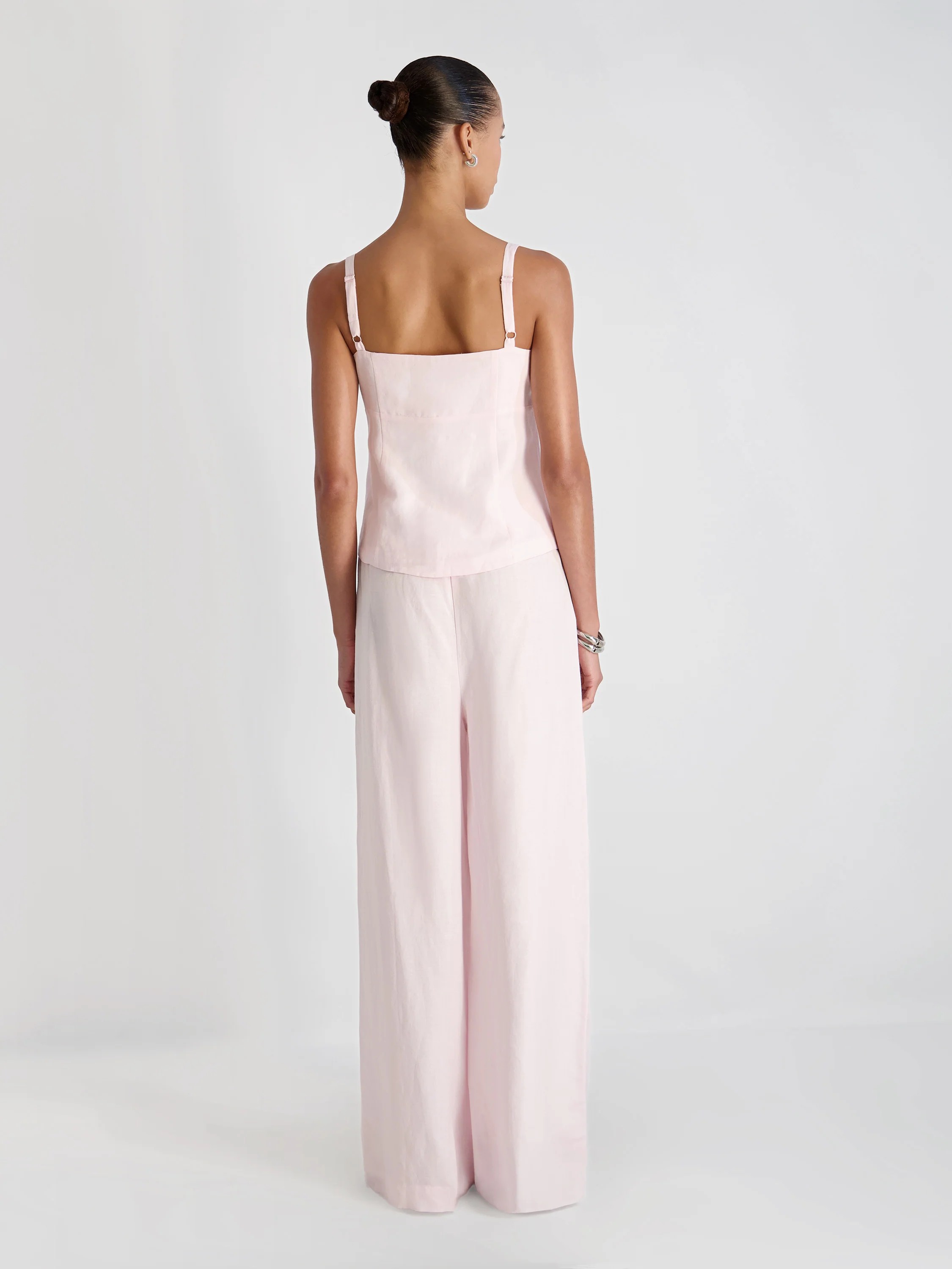 COOPER LINEN WIDE LEG PANTS - Image 3