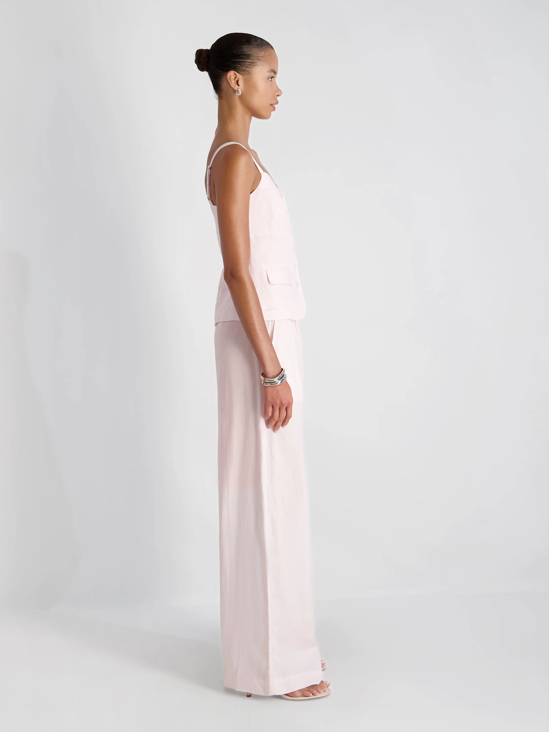 COOPER LINEN WIDE LEG PANTS - Image 4