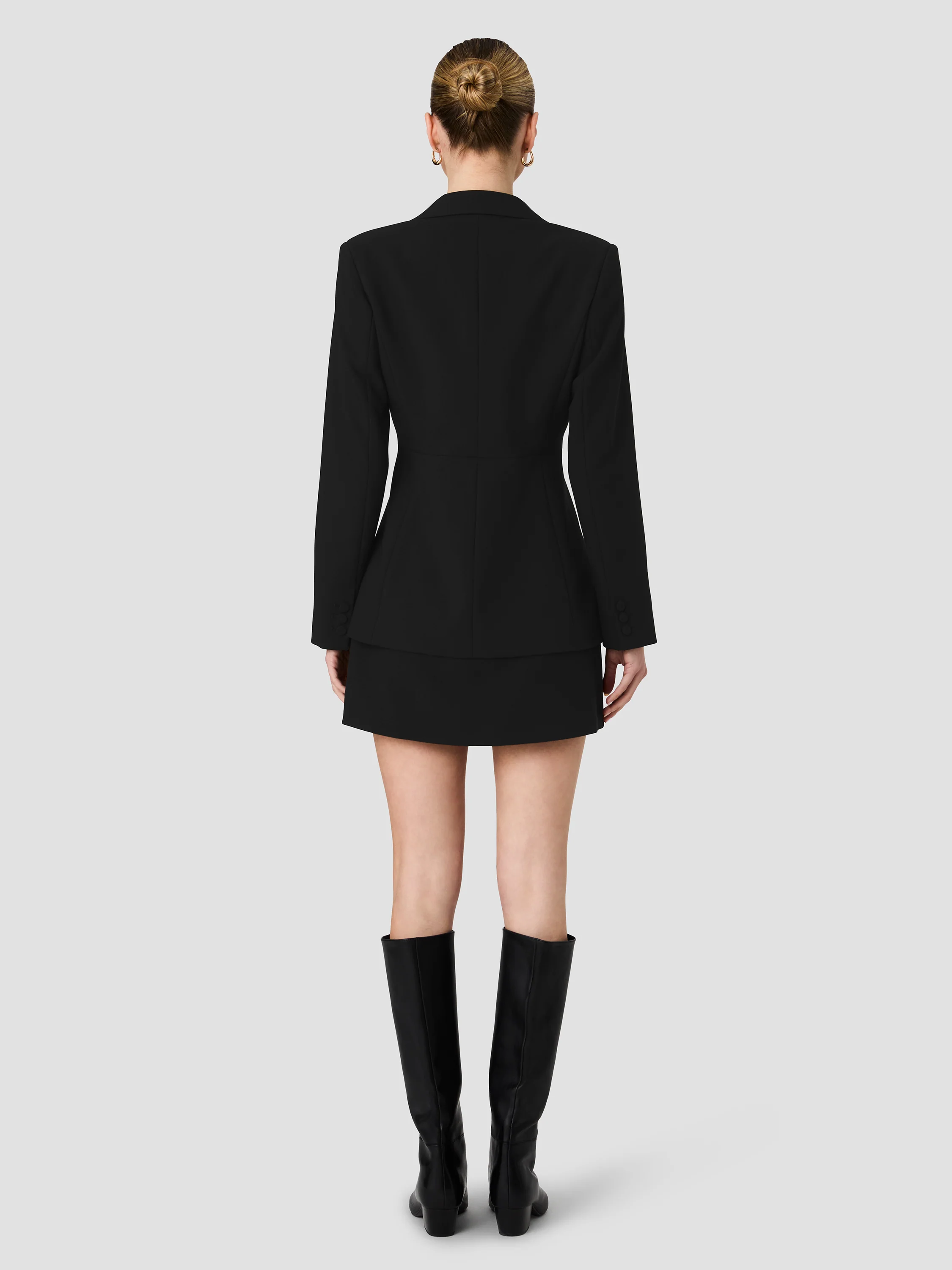 AZRA TWILL CINCHED BLAZER - Image 4