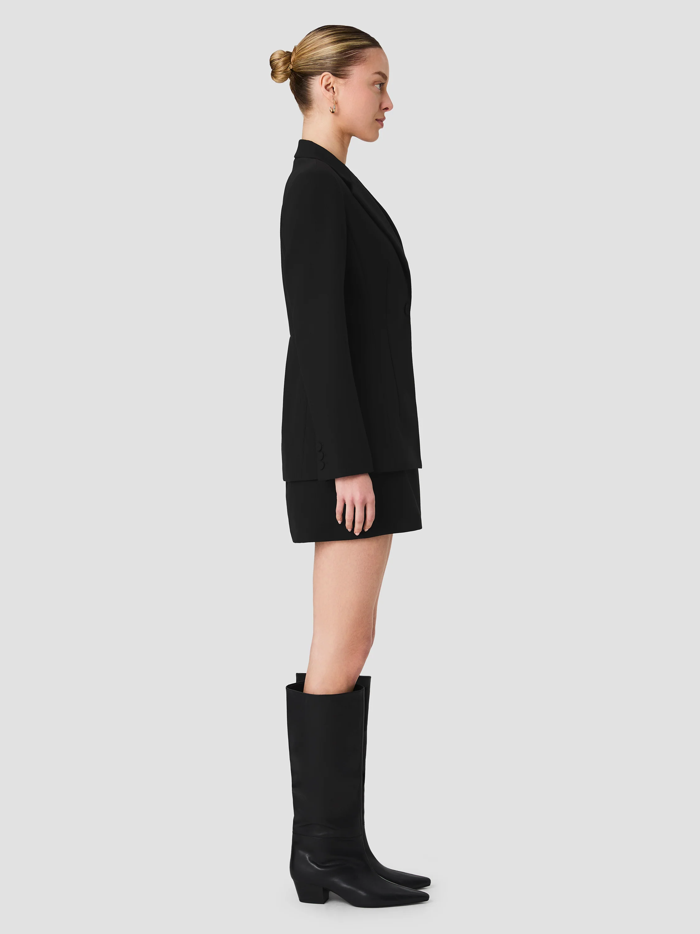AZRA TWILL CINCHED BLAZER - Image 5