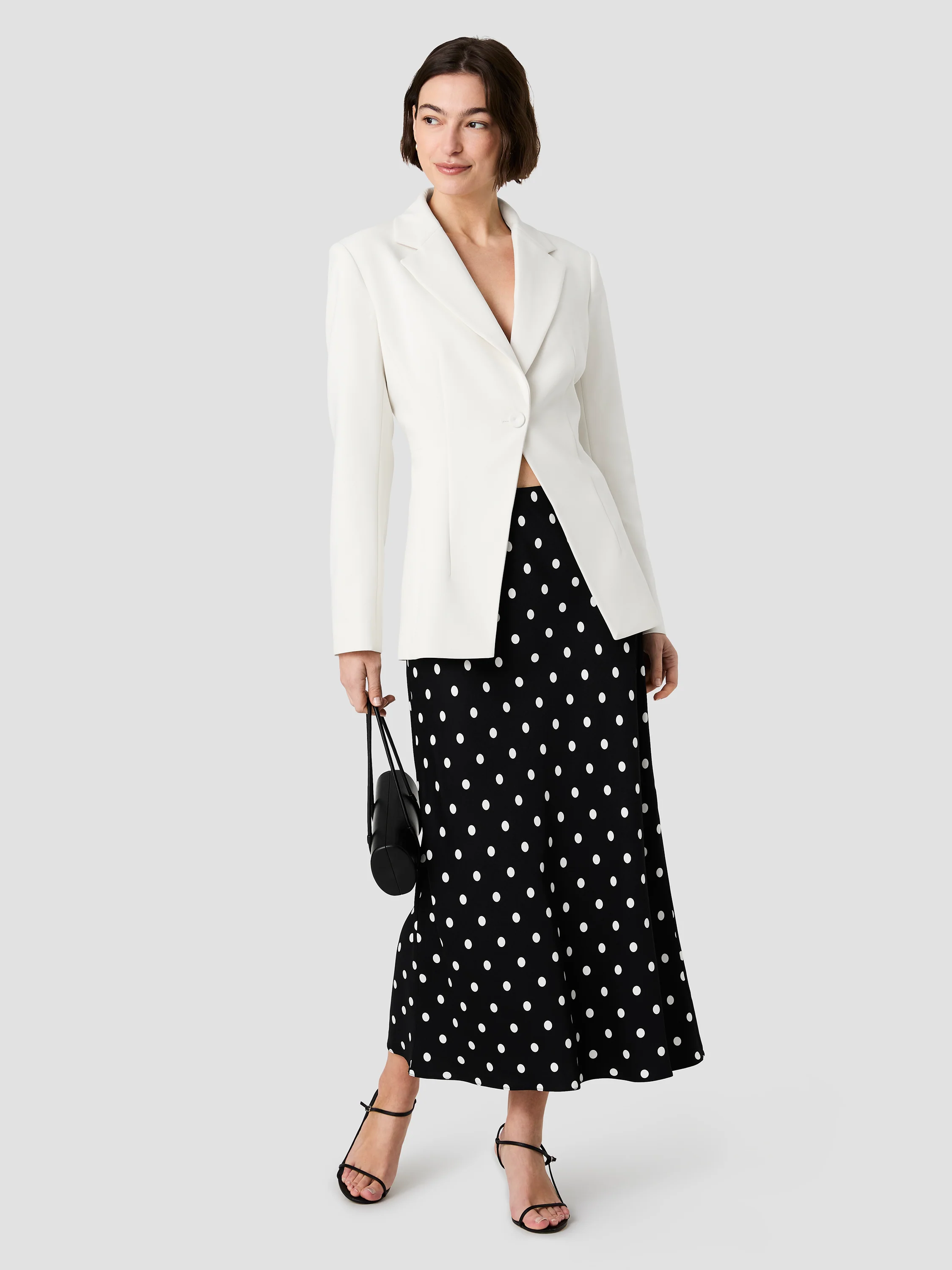 AZRA TWILL CINCHED BLAZER - Image 4