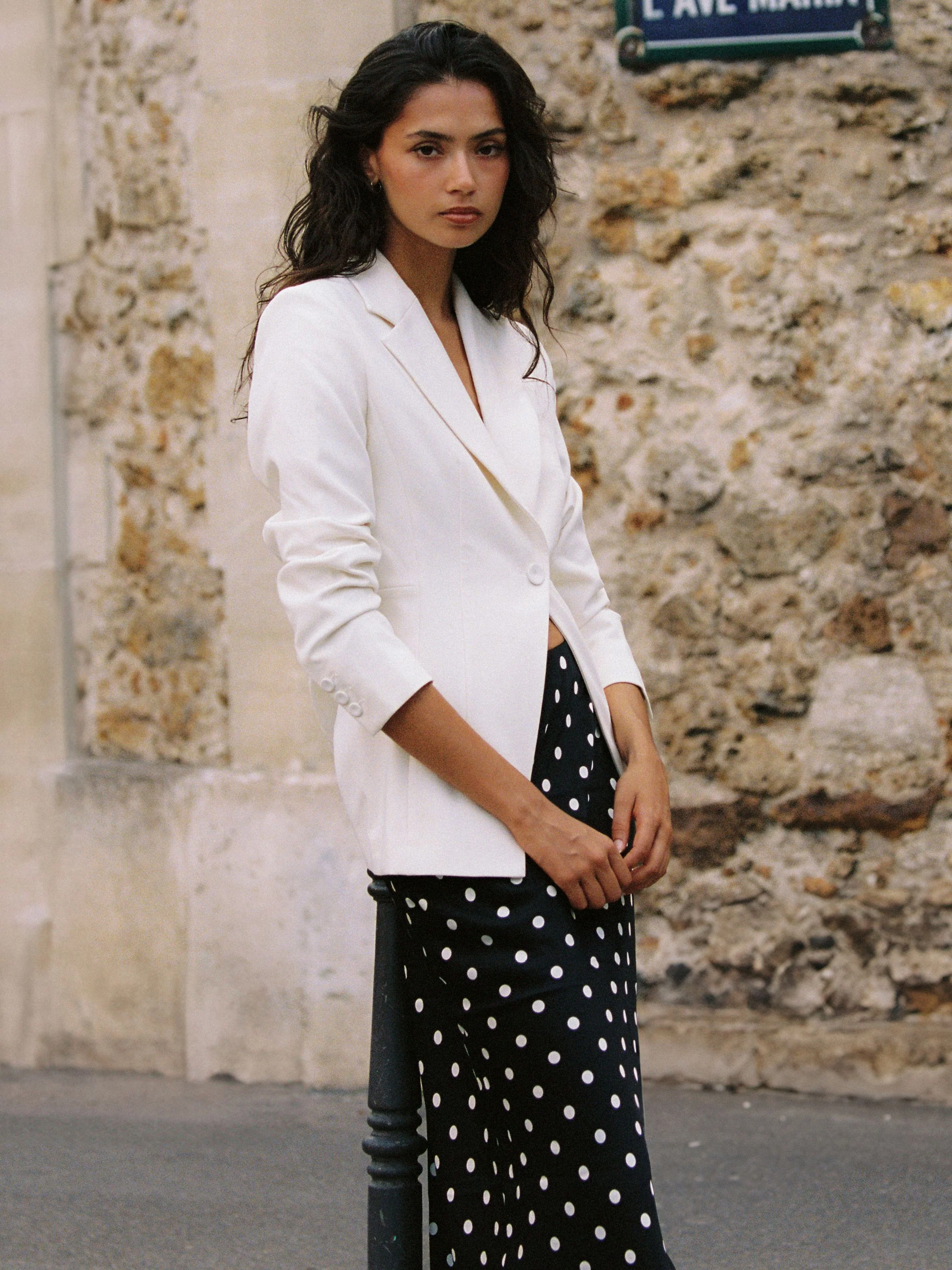 AZRA TWILL CINCHED BLAZER - Image 5