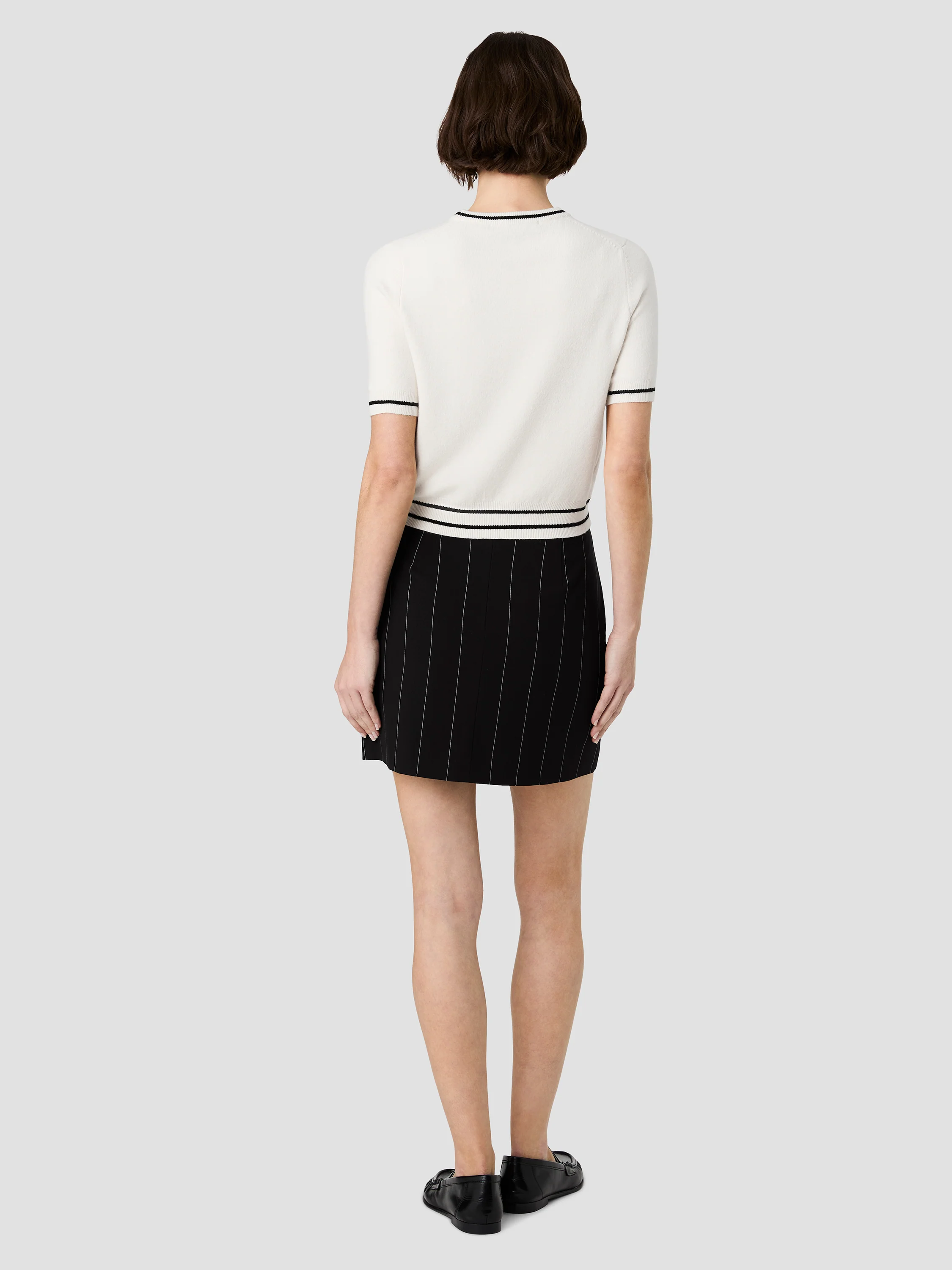 BABYSOFT SHORT SLEEVE RIB STRIPE TOP - Image 4