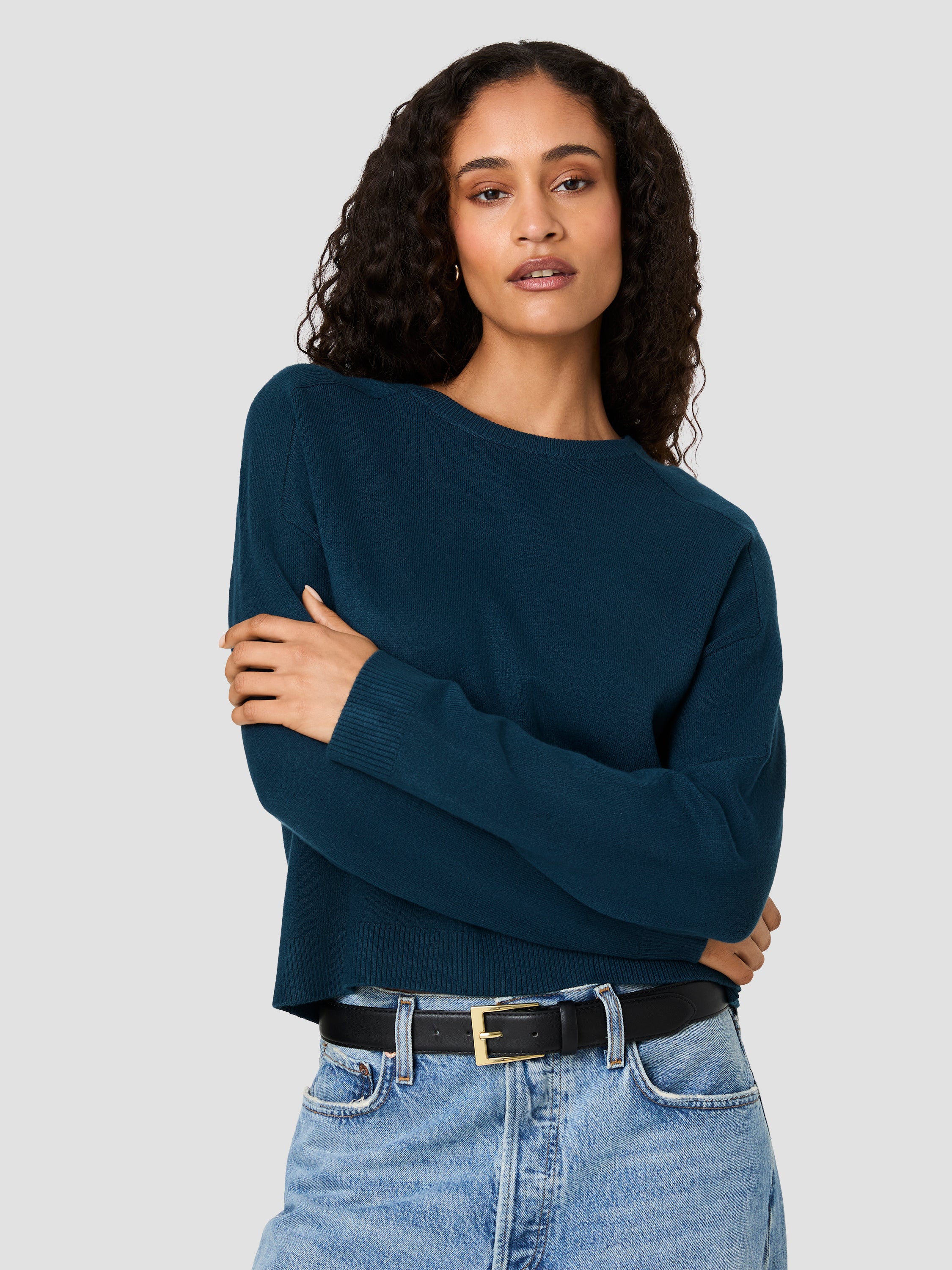BABYSOFT OVERSIZED CREW NECK PULLOVER - Image 2