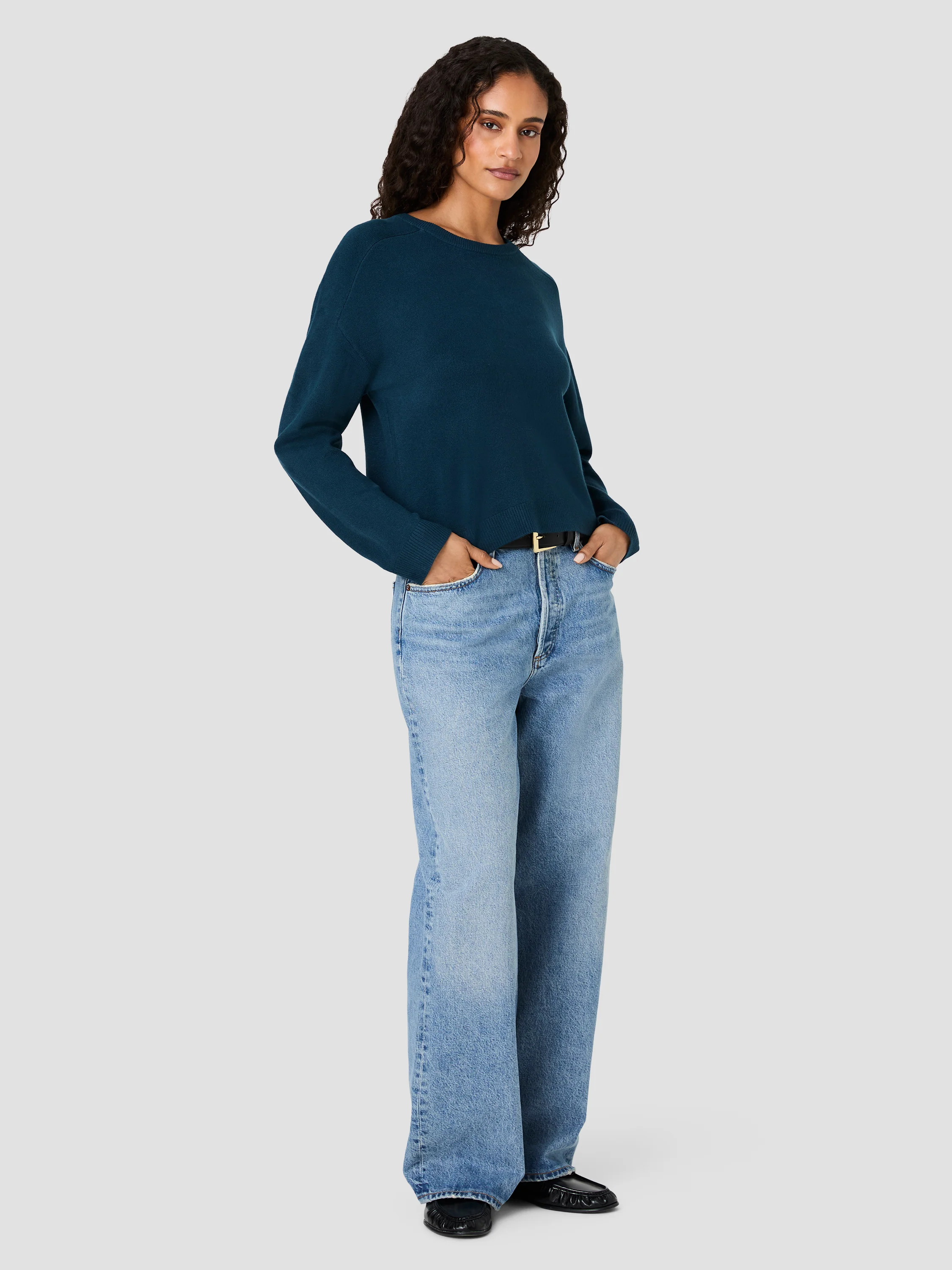 BABYSOFT OVERSIZED CREW NECK PULLOVER - Image 5