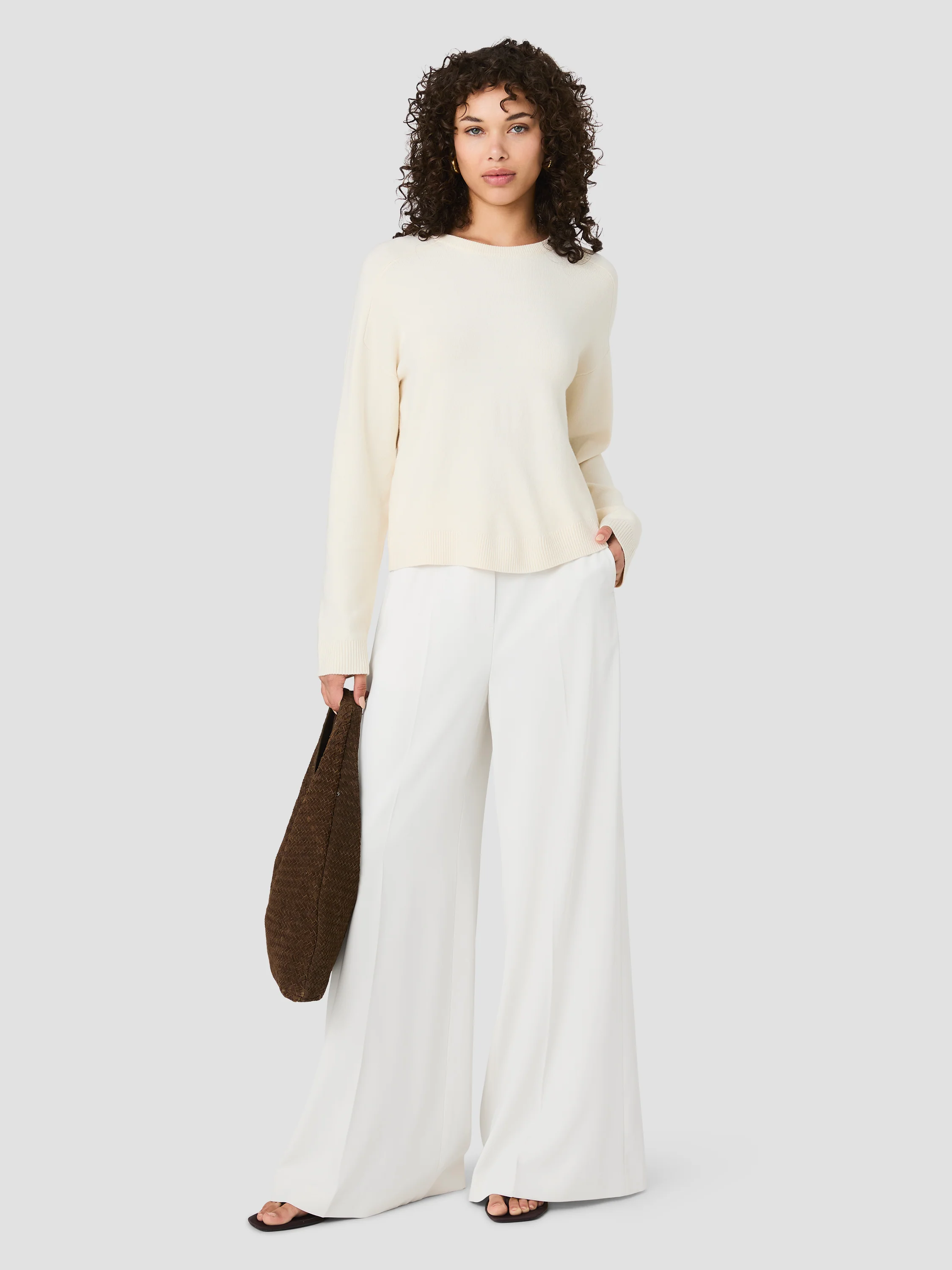 BABYSOFT OVERSIZED CREW NECK PULLOVER