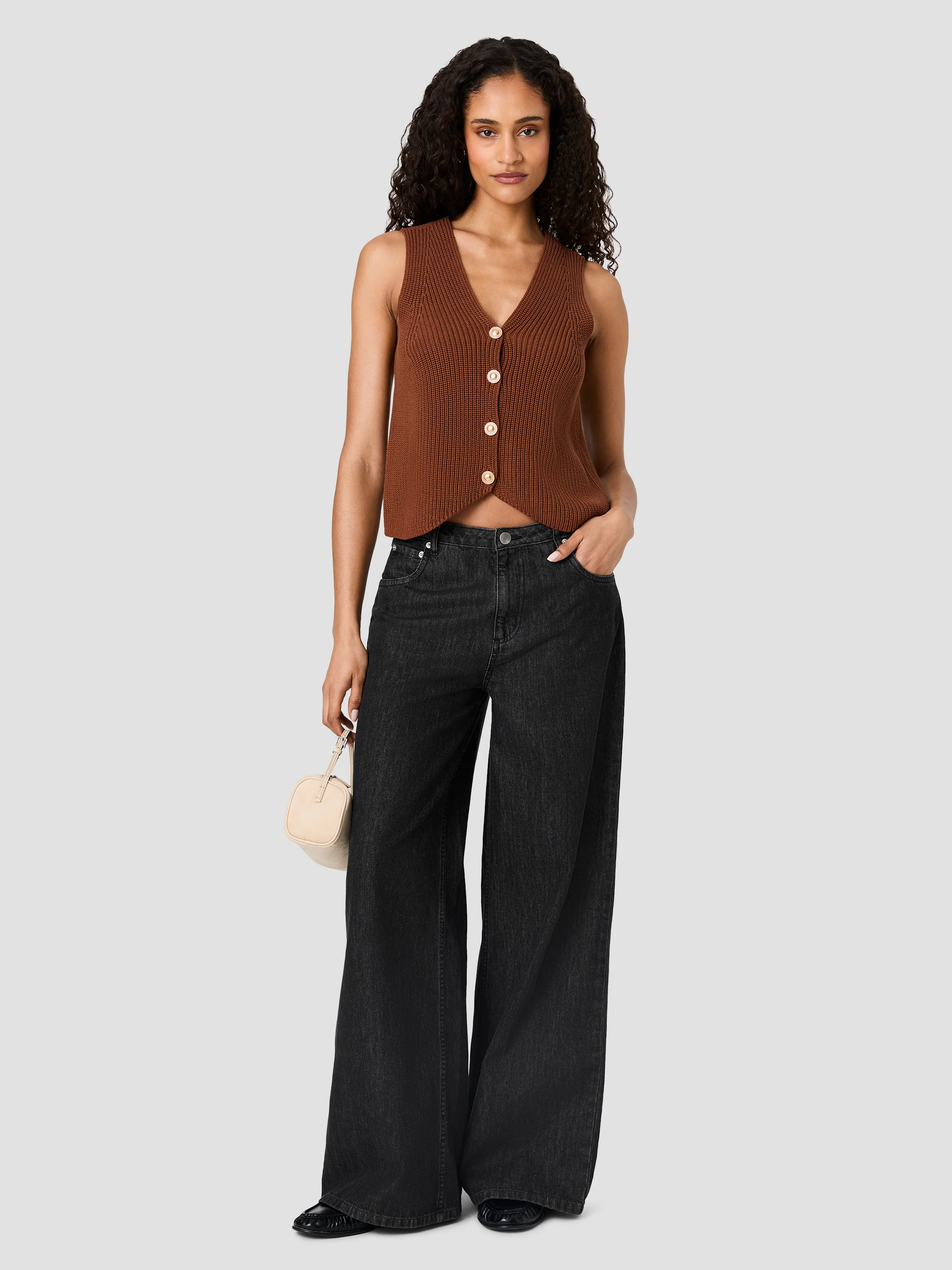 MOZART V-NECK RIB VEST