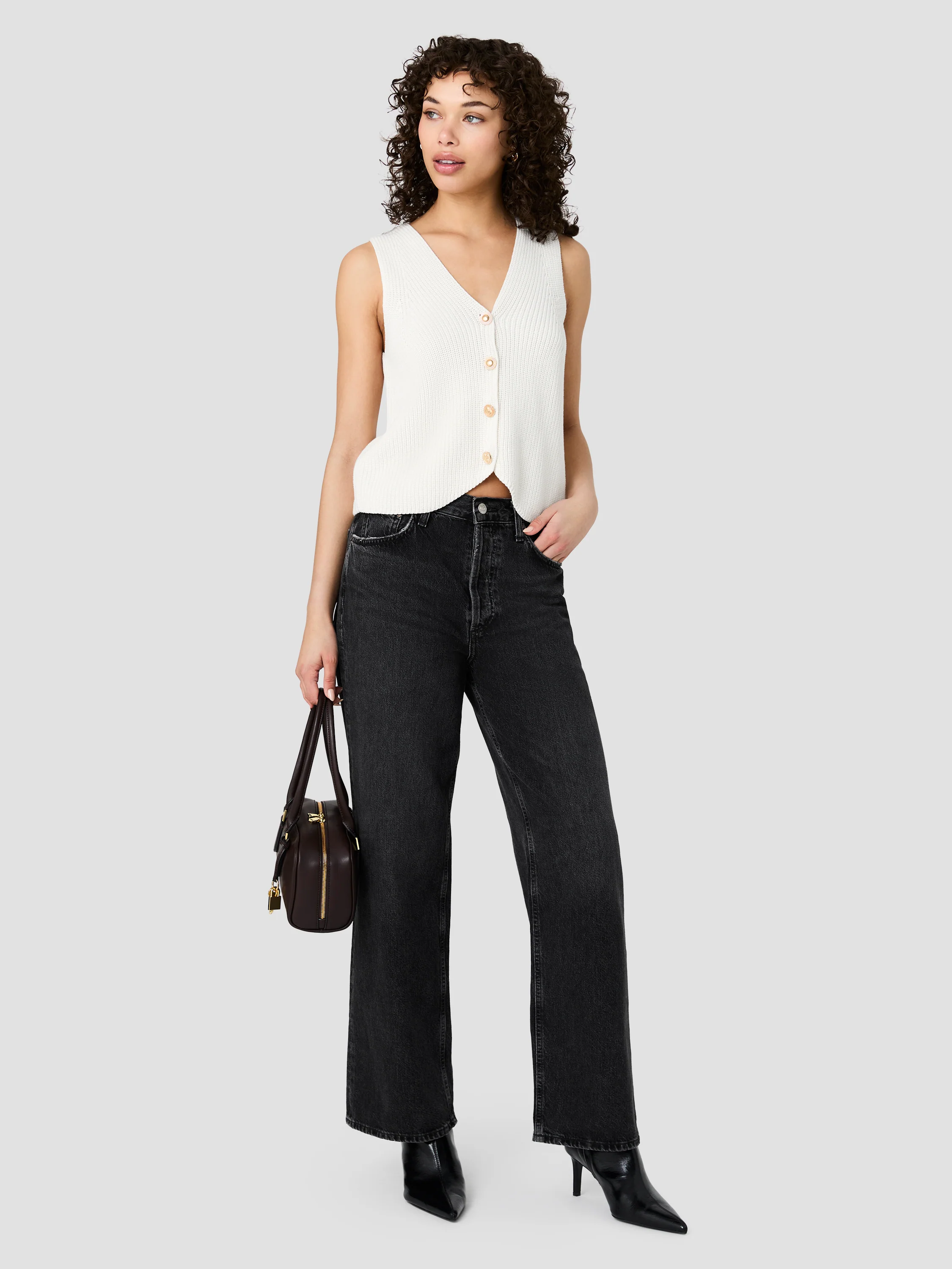 MOZART V-NECK RIB VEST