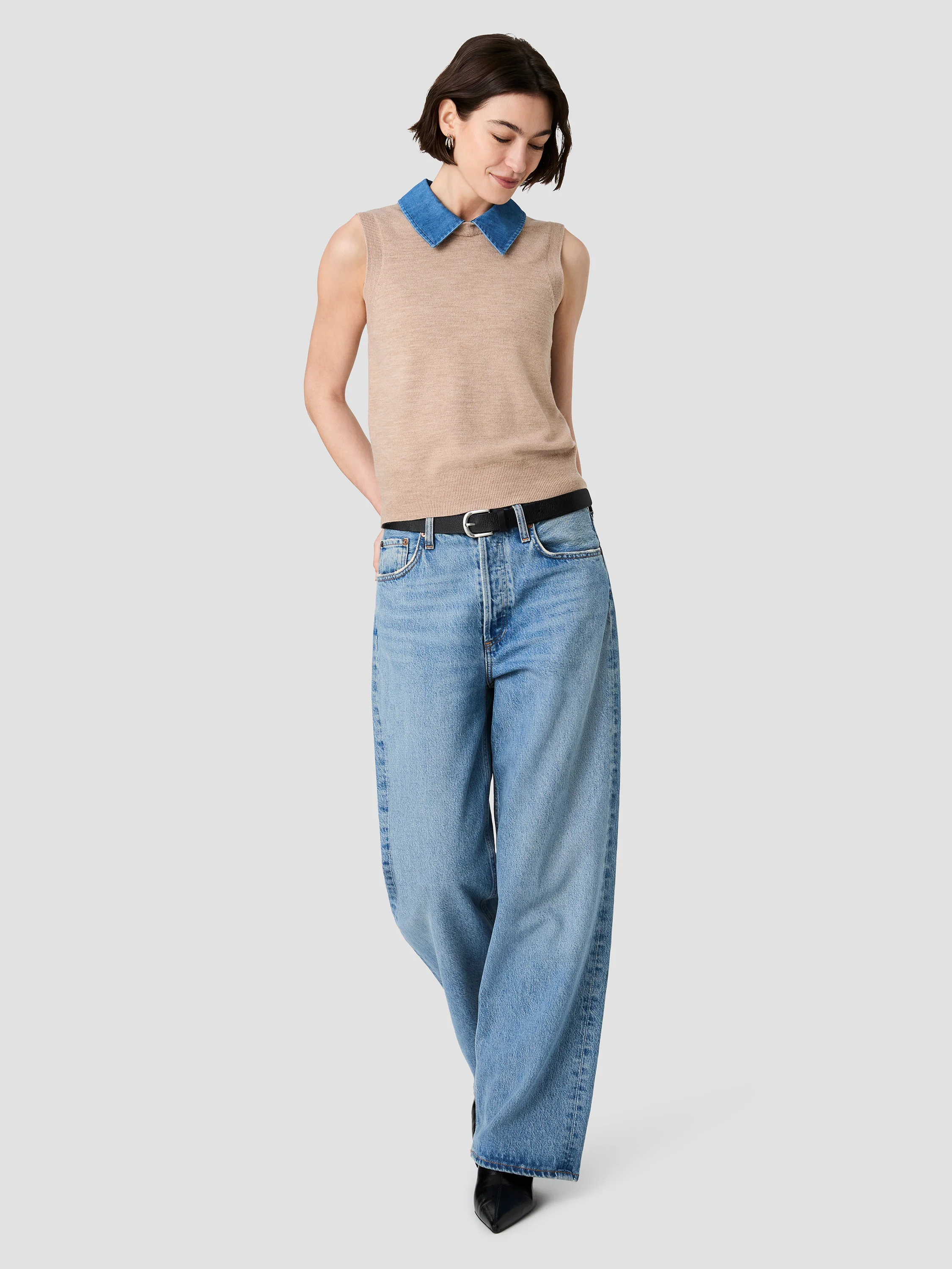 BABYSOFT COLLARED KNIT VEST - Image 6