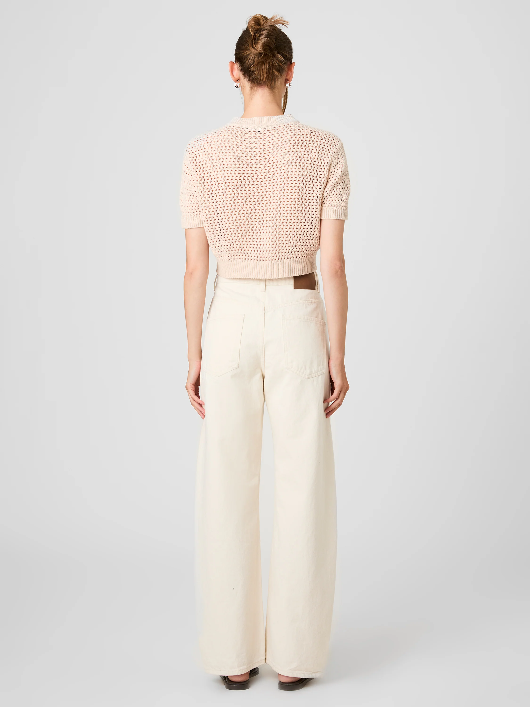 TEDDY ALL OVER KNIT SHORT SLEEVE TOP - Image 4