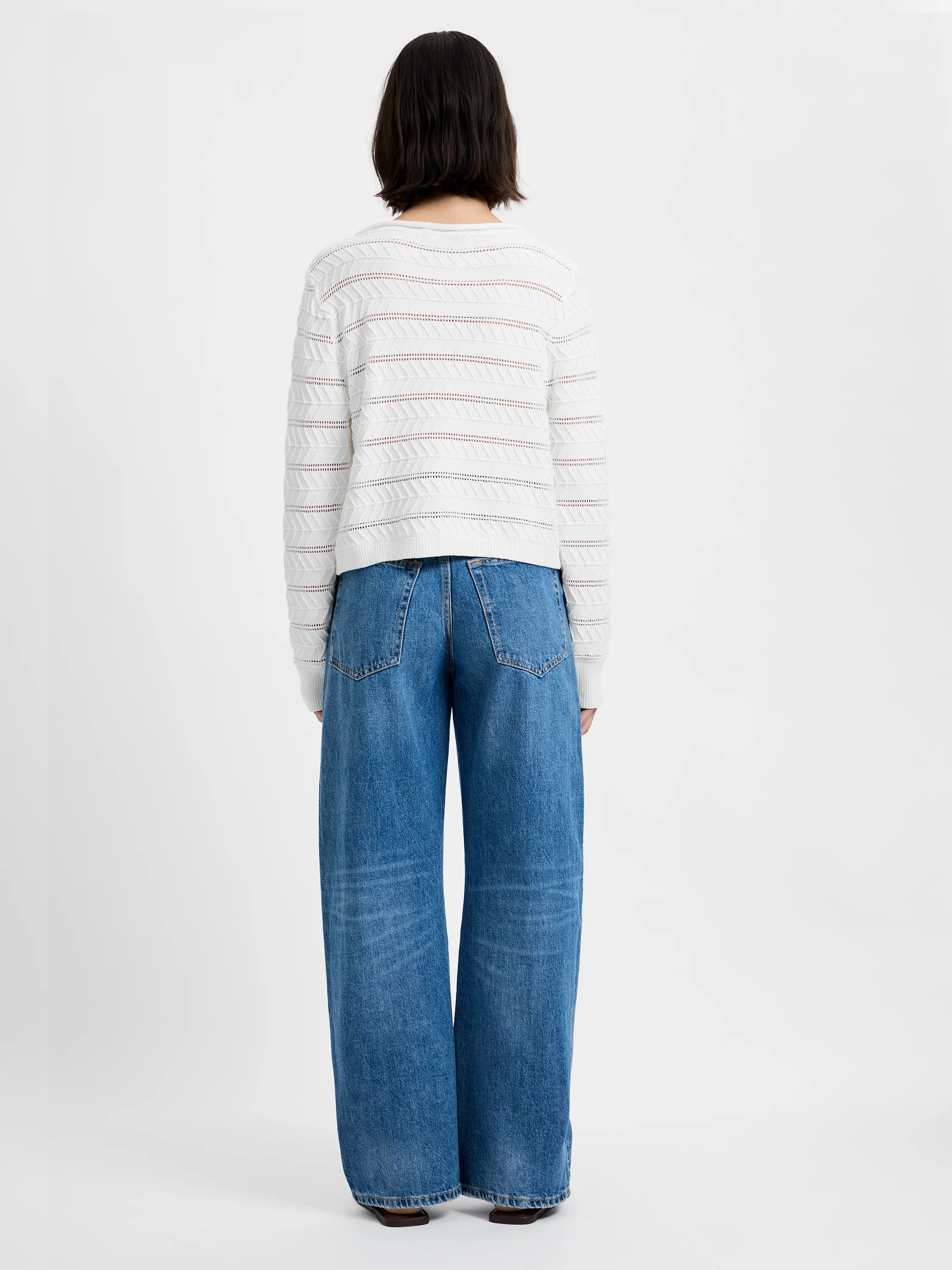 MOZART CROCHET STRIPE PULLOVER - Image 5