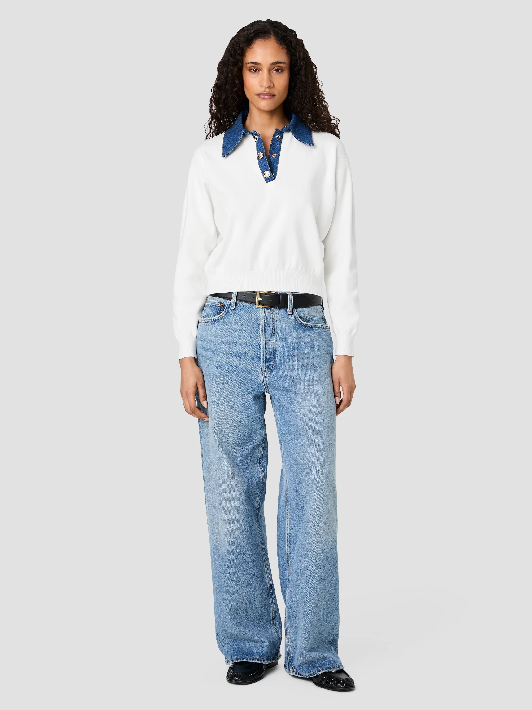 MAXIME KNIT COLLARED SWEATER - Image 6