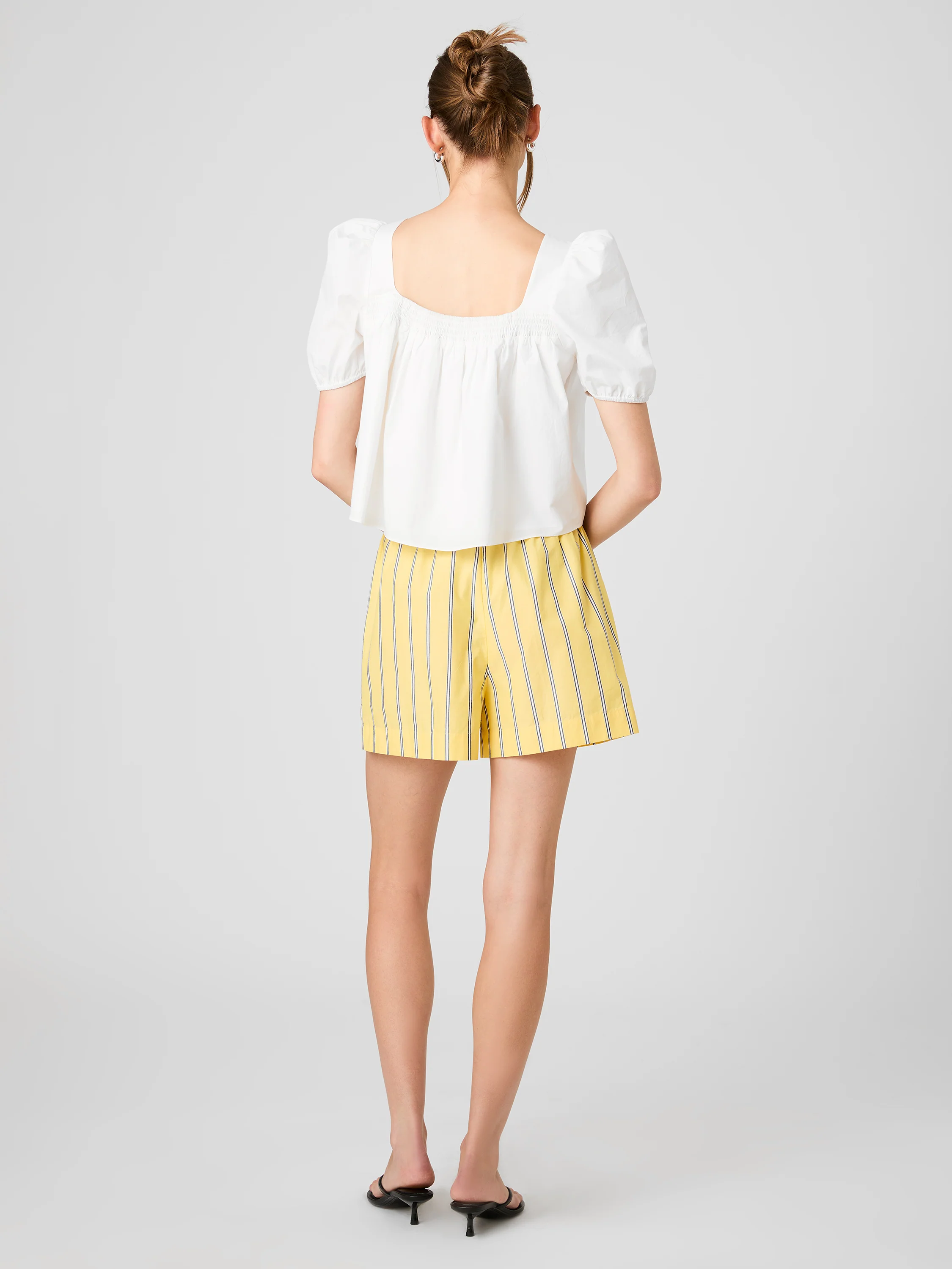 RHODES POPLIN NICO STRIPE SHORTS - Image 4